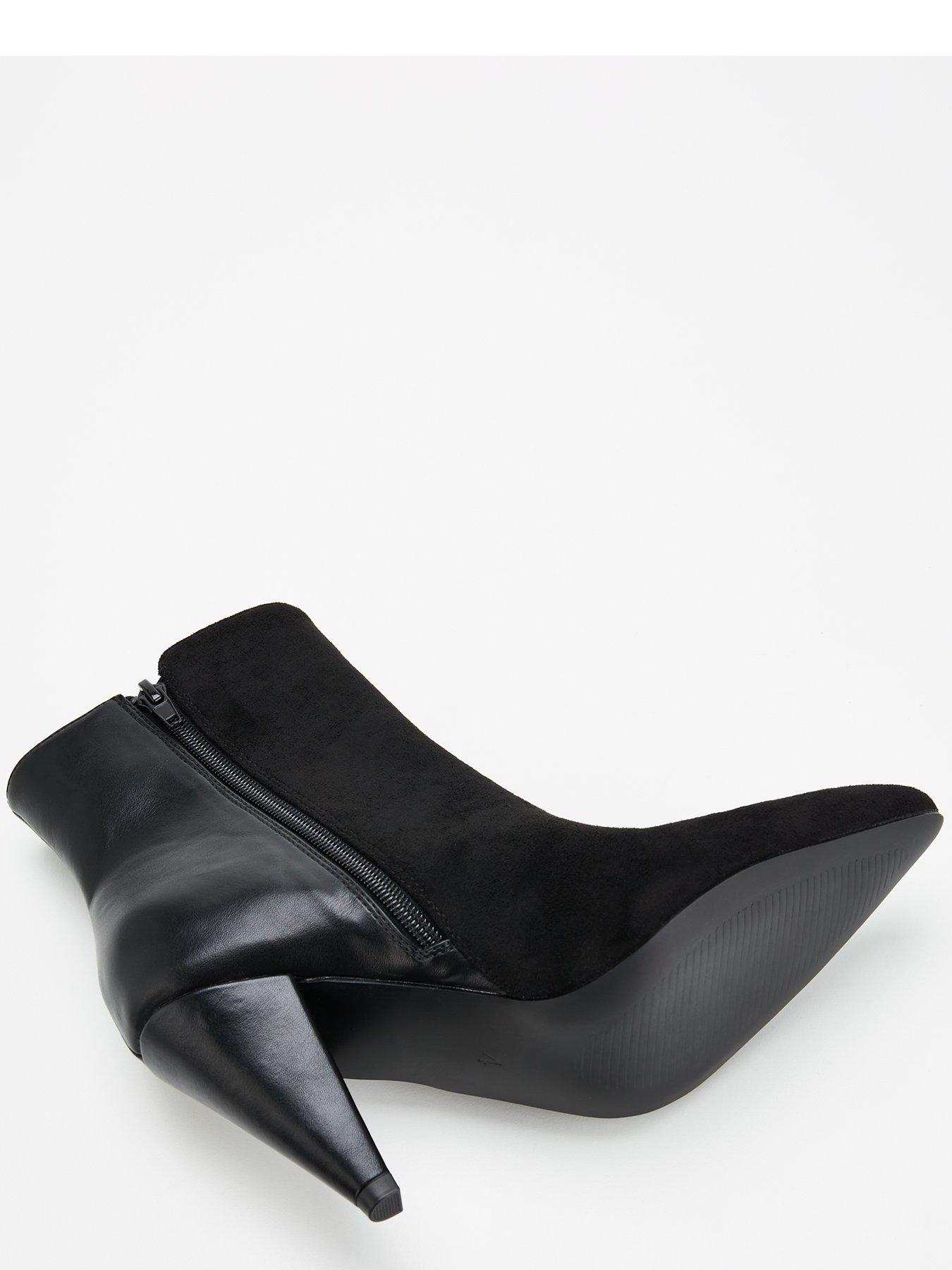 v-by-very-cone-heel-pointed-ankle-boot-blackdetail