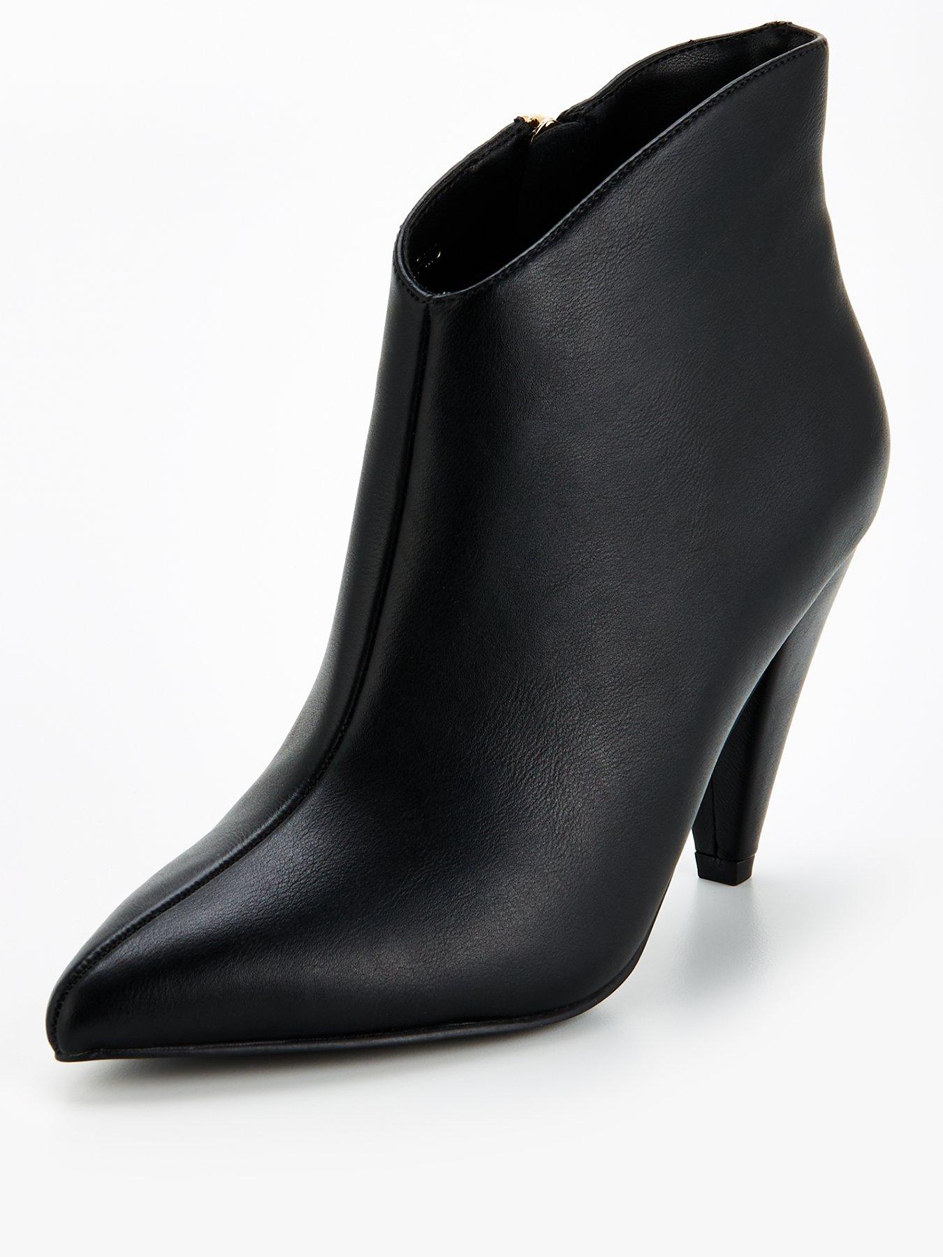 v-by-very-cone-heel-shoe-boot-blackstillFront