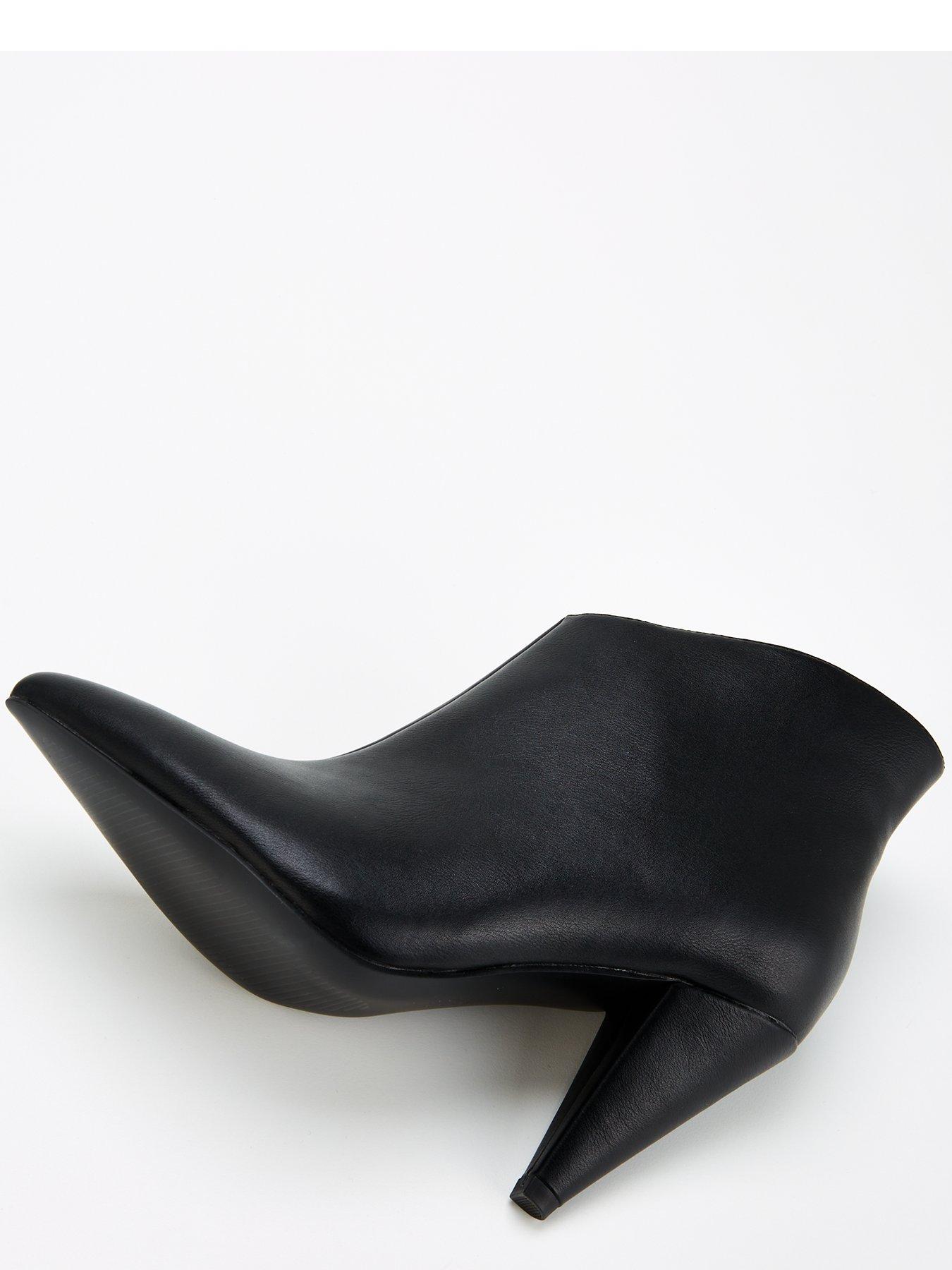 v-by-very-cone-heel-shoe-boot-blackdetail