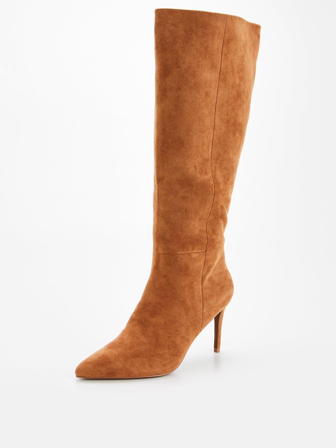 v-by-very-point-toe-knee-boot-brownstillFront