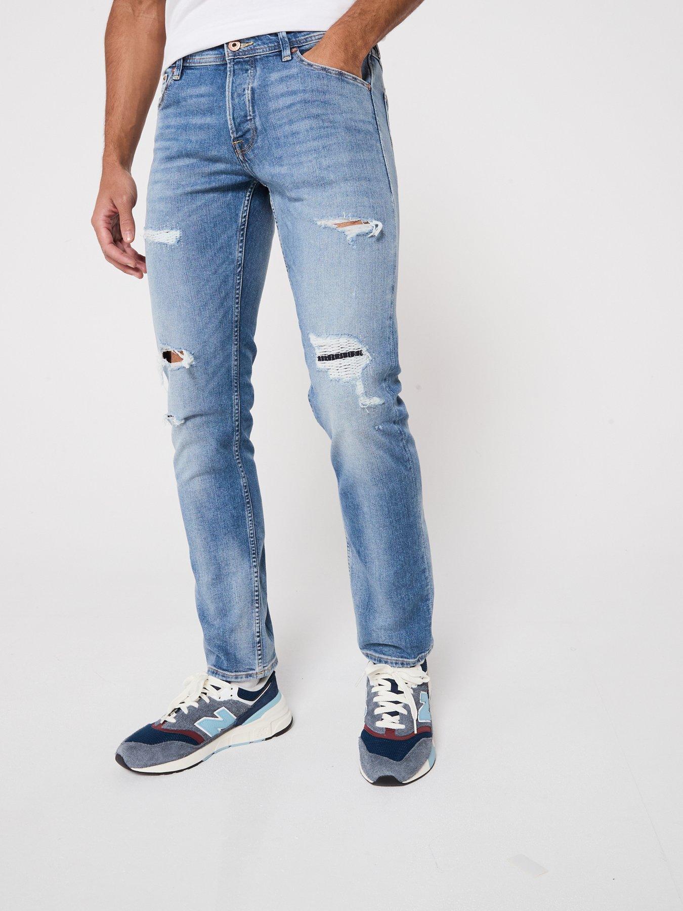 jack-jones-glenn-slim-fit-distressed-jeans-blue-denim