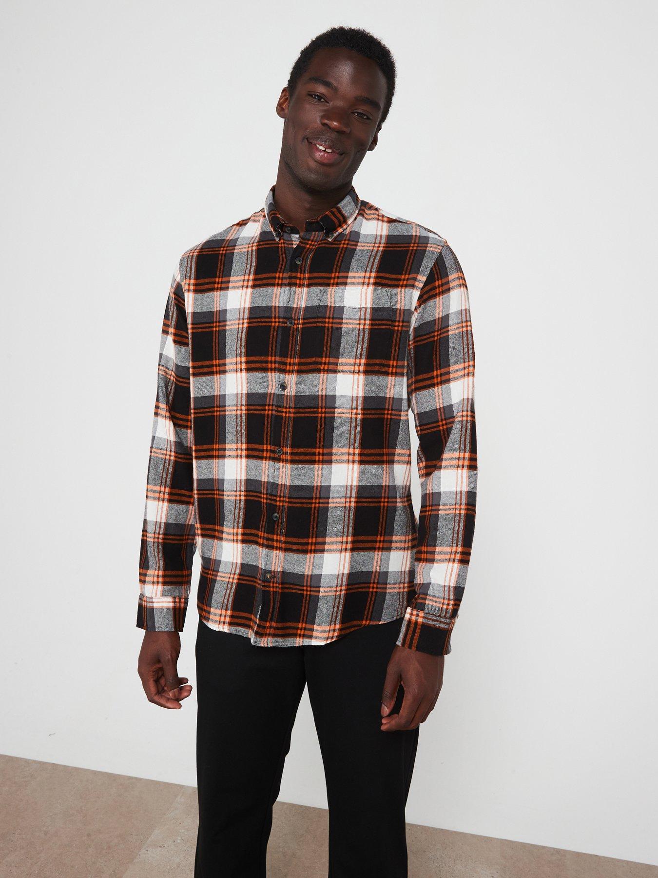 jack-jones-jack-amp-jones-long-sleeve-check-slim-fit-shirt-multi