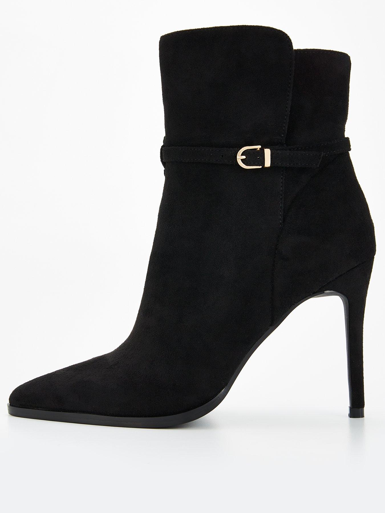 v-by-very-point-toe-heeled-ankle-boot-with-buckle-trim-black