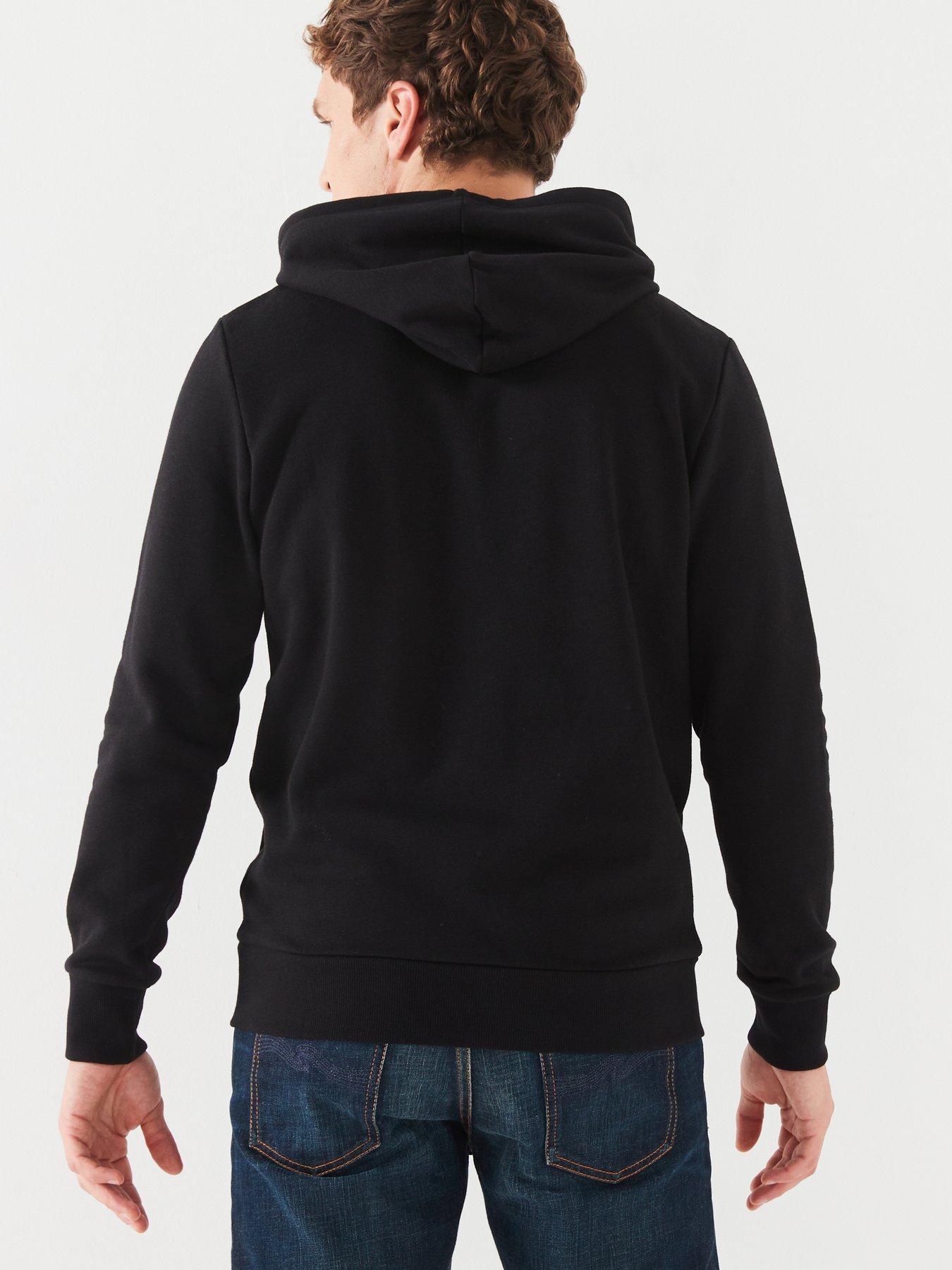 jack-jones-tiley-large-script-logo-hoodie-blackstillFront