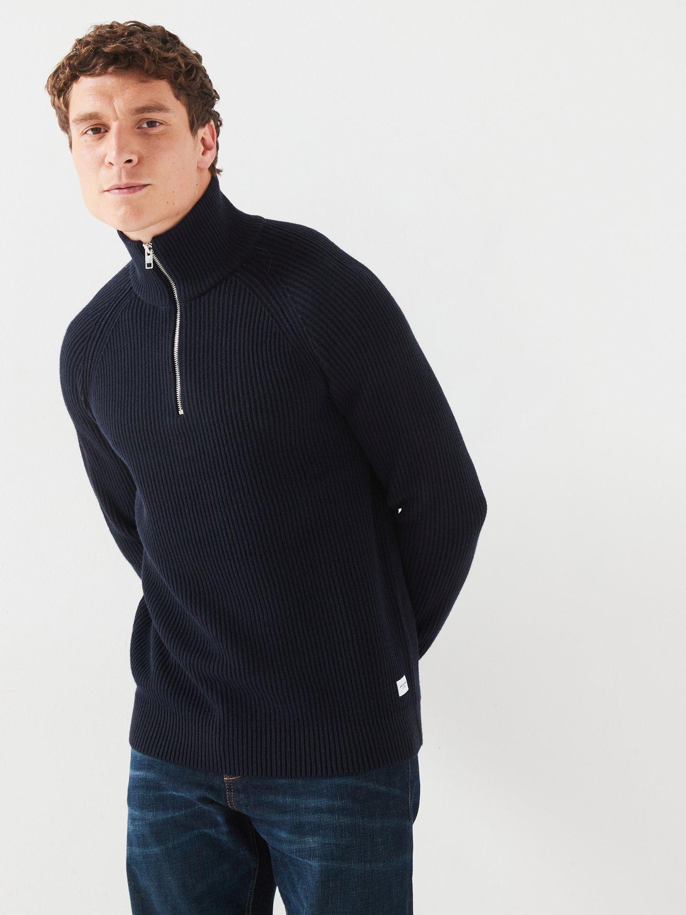 jack-jones-jack-amp-jones-ribbed-12-zip-knitted-jumper