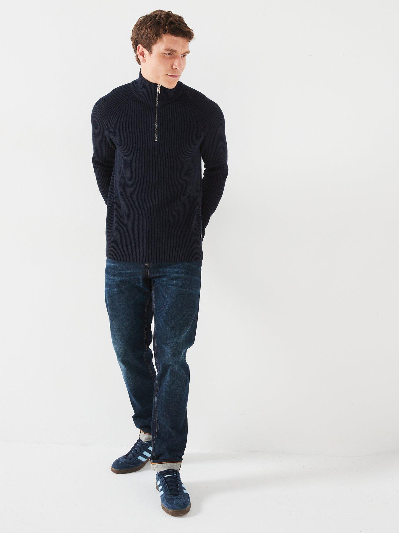 jack-jones-jack-amp-jones-ribbed-12-zip-knitted-jumperback