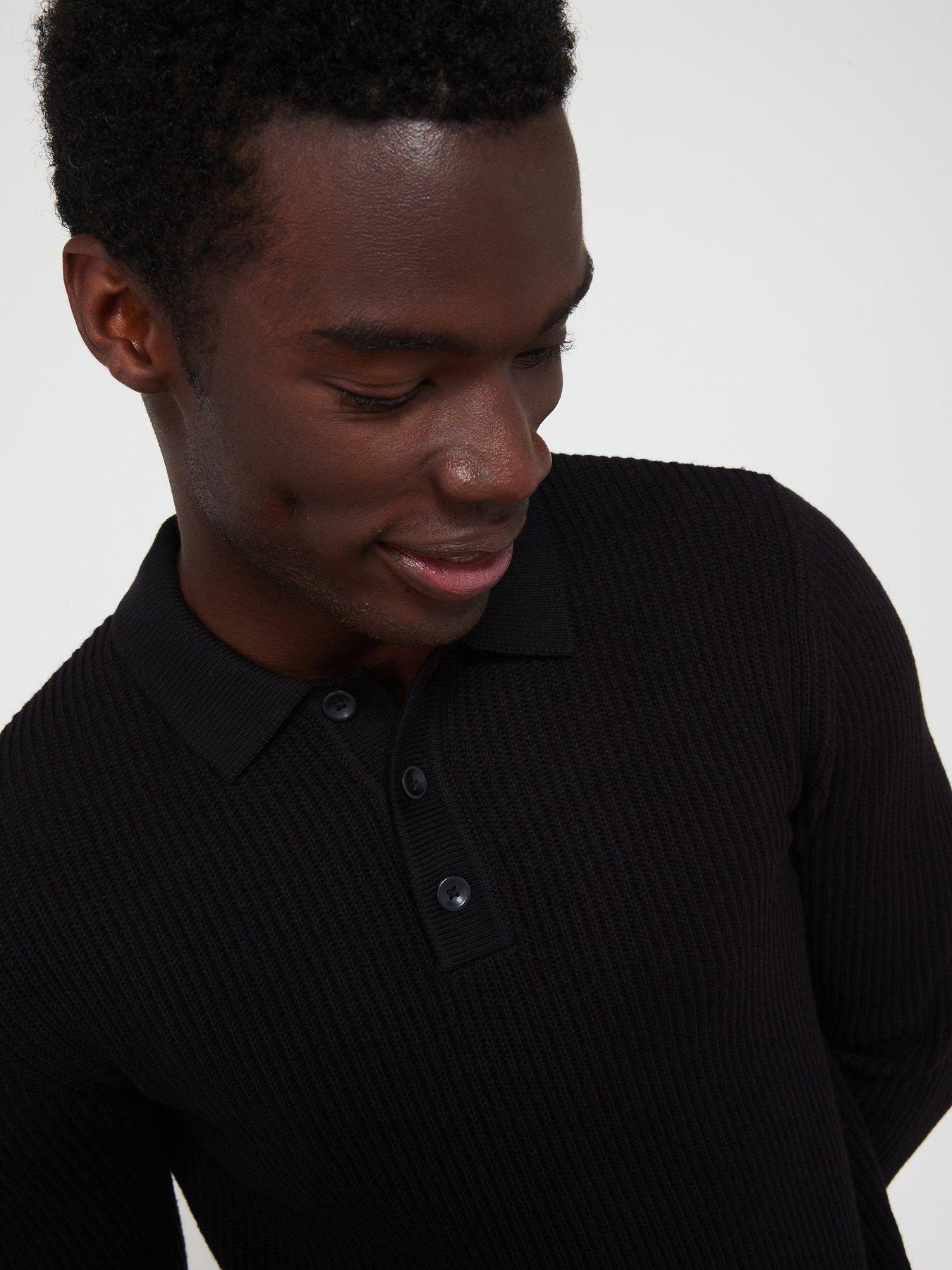 jack-jones-long-sleeve-knitted-polo-shirt-blackoutfit