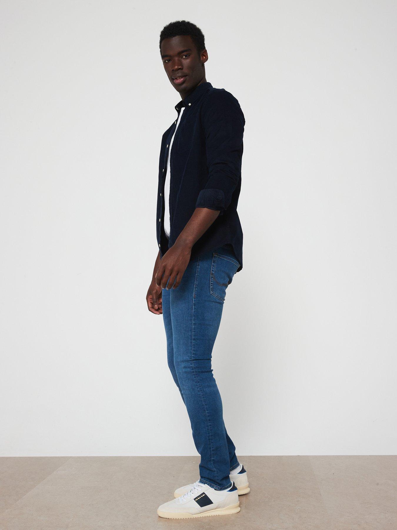 Image 5 of 5 of Jack & Jones Liam Skinny Fit Jeans - Blue