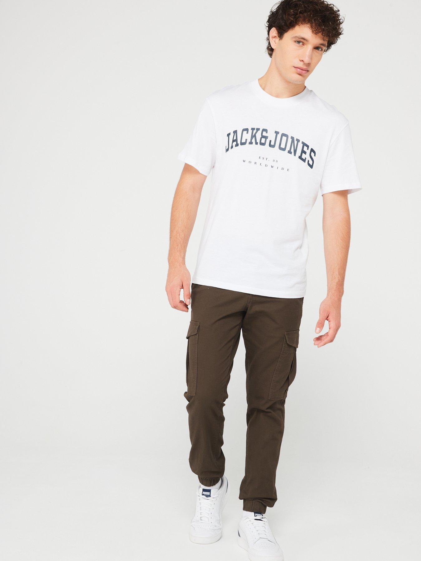 jack-jones-jack-amp-jones-marco-joe-slim-fit-cuffed-cargo-trousers-brownback