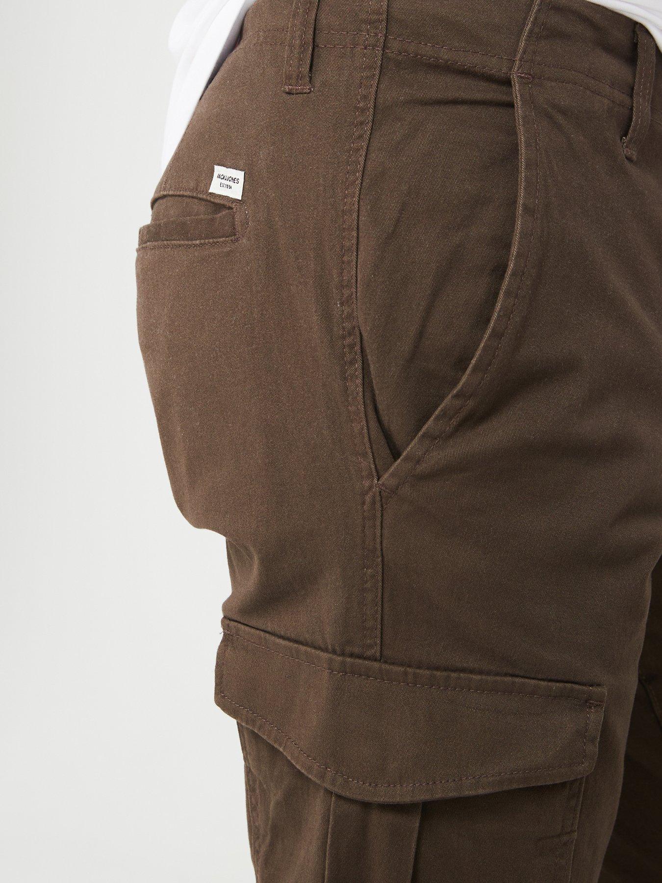 jack-jones-jack-amp-jones-marco-joe-slim-fit-cuffed-cargo-trousers-browndetail