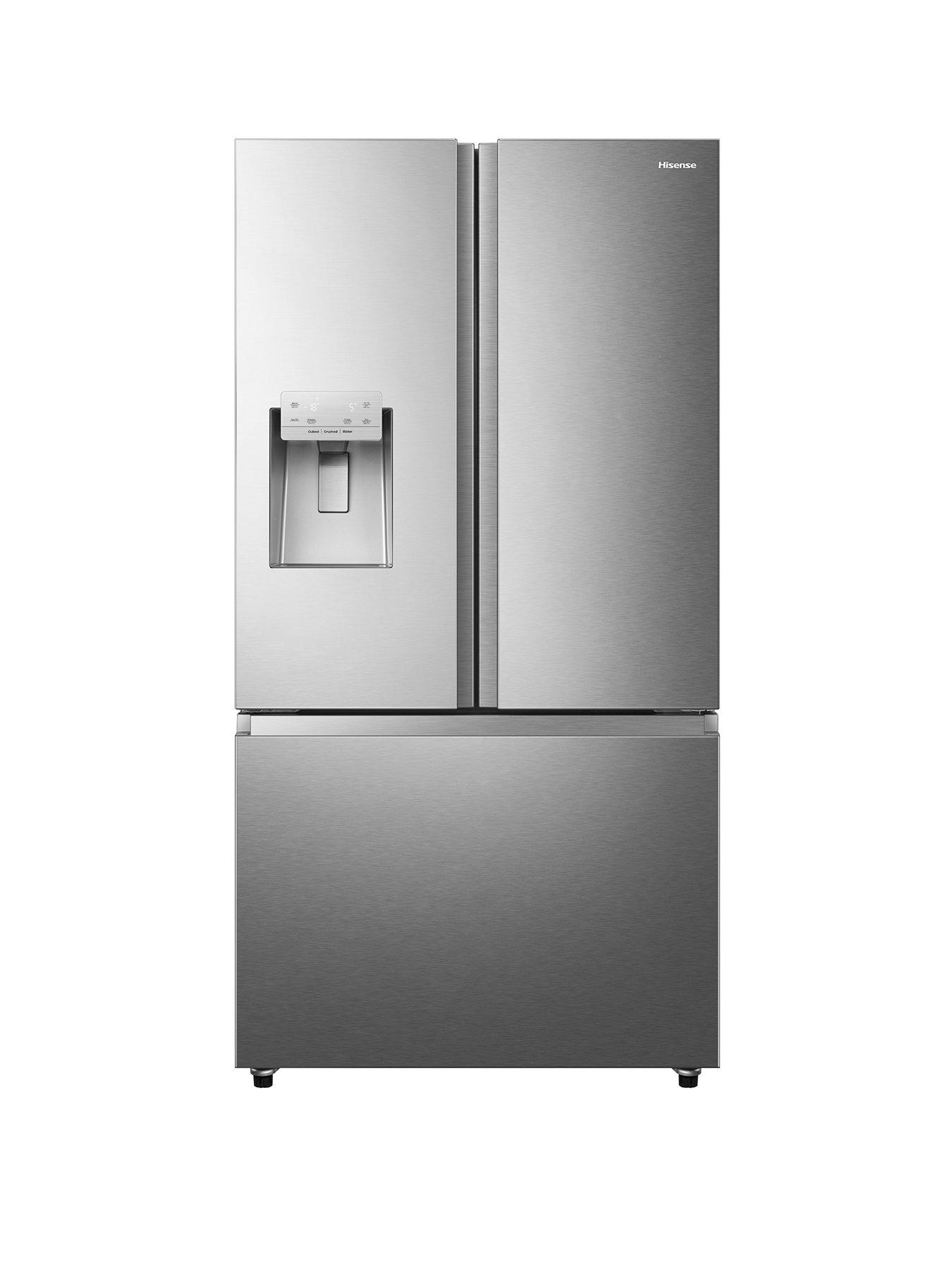 hisense-hisense-pureflat-rf793n4sase-total-no-frost-american-fridge-freezer-with-plumbed-water-and-ice-dispenser-stainless-steel