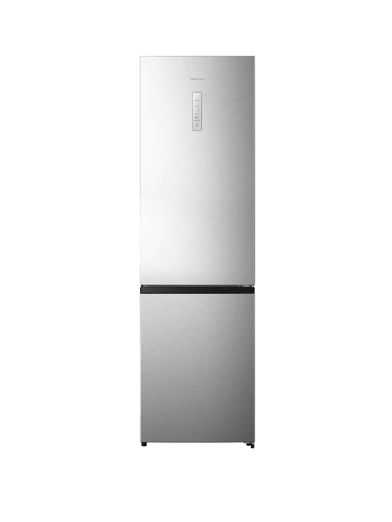 undefined Hisense RB440N4ACD 60/40 Total No Frost Fridge Freezer - Stainless Steel