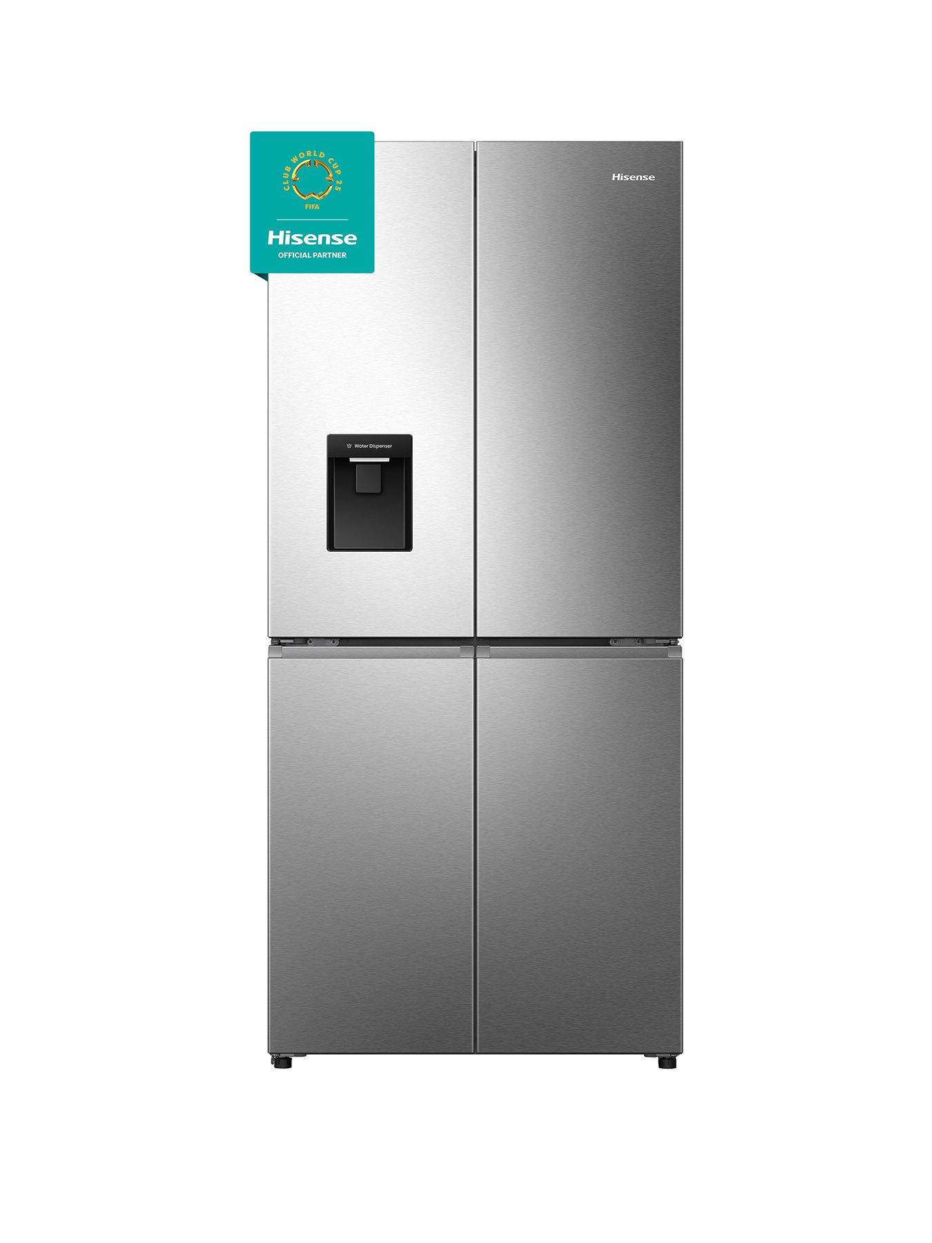 undefined Hisense PureFlat Slim RQ5P470SMIE Total No Frost American Fridge Freezer with My Fresh Choice zone - Stainless Steel