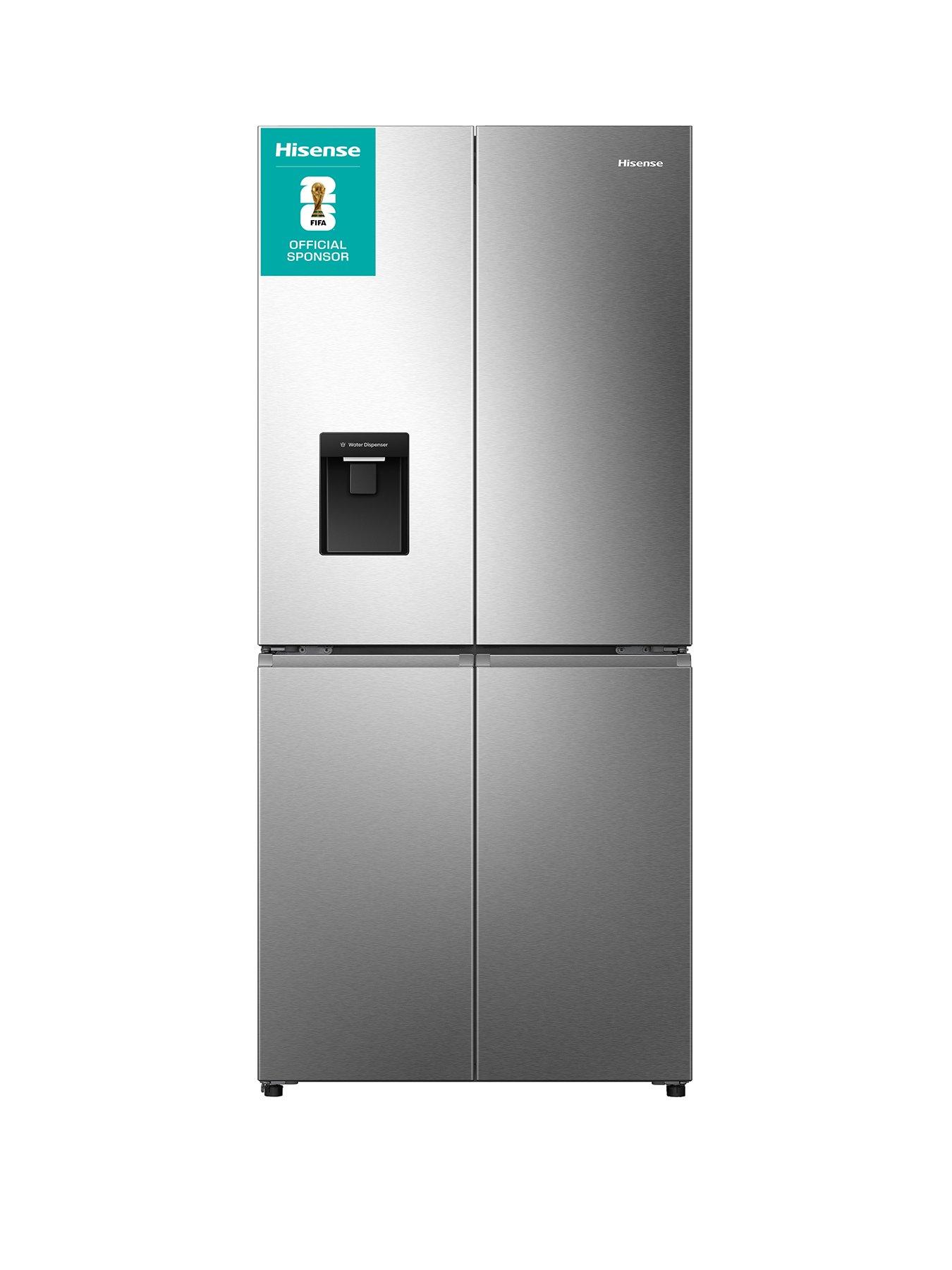 Hisense Hisense PureFlat Slim RQ5P470SMIE Total No Frost American Fridge Freezer with My Fresh Choice zone - Stainless Steel