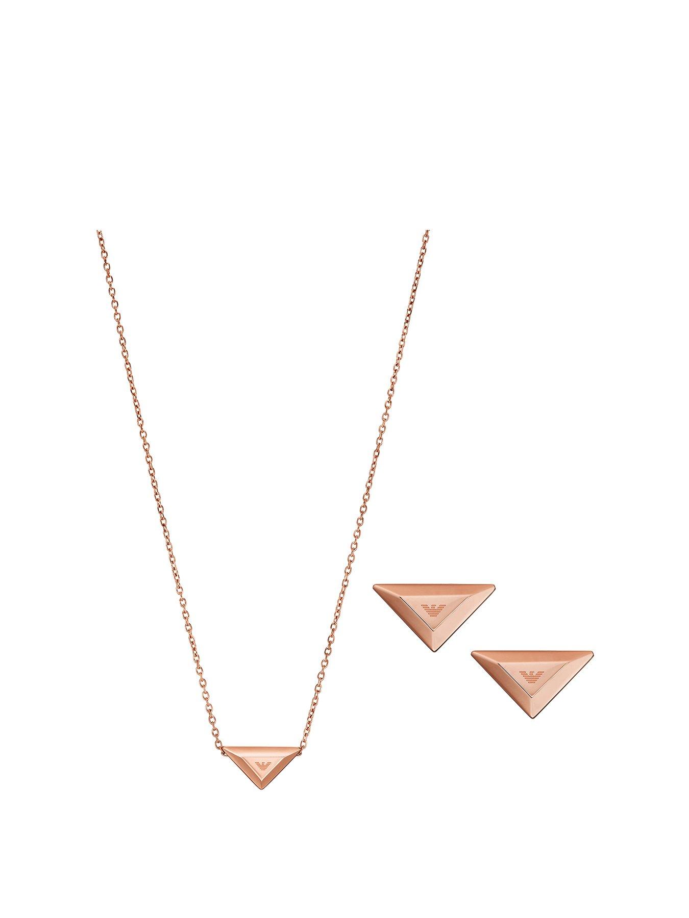 emporio-armani-emporio-armani-rose-gold-tone-steel-pendant-necklace-and-earrings-set