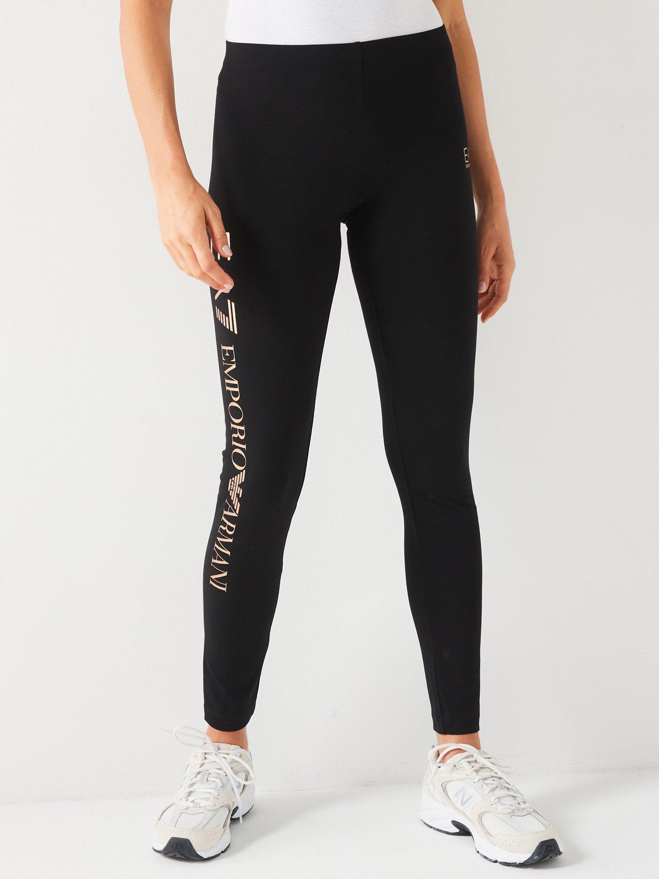 EA7 Emporio Armani Side Logo Leggings Black Very Ireland