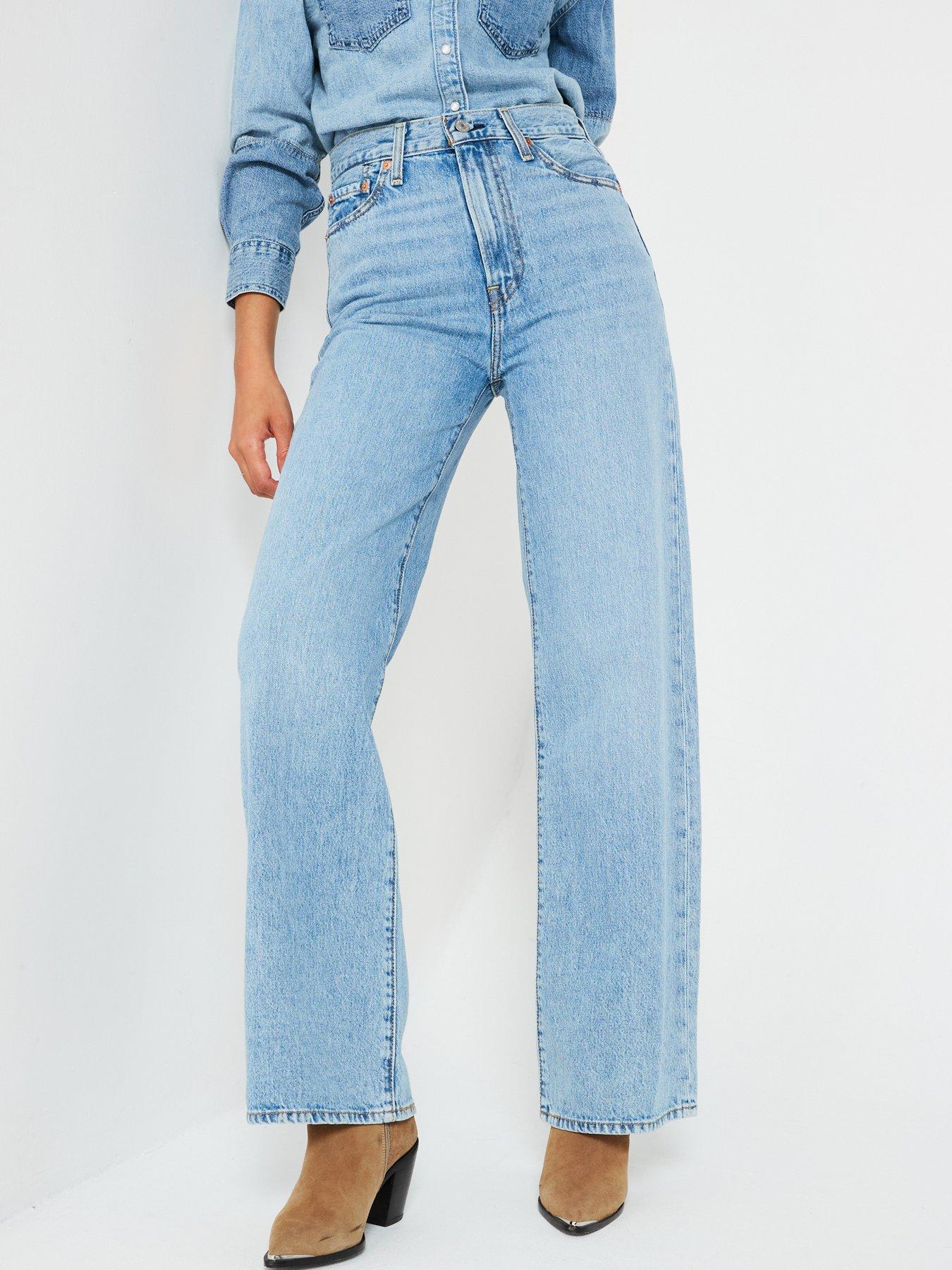 Levi's Ribcage Wide-leg Jeans - Far And Wide - Blue