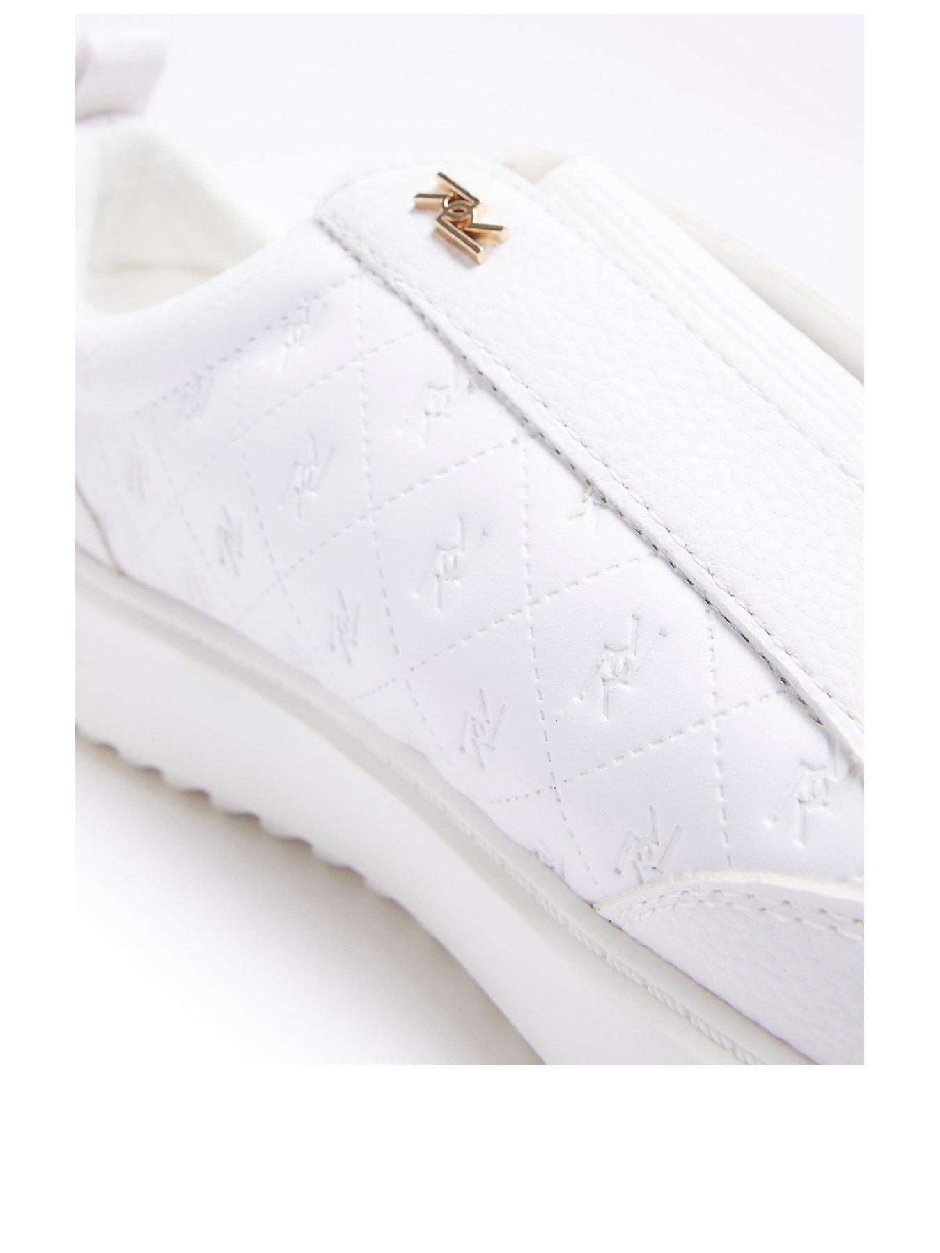 river-island-embossed-plimsole-whiteoutfit