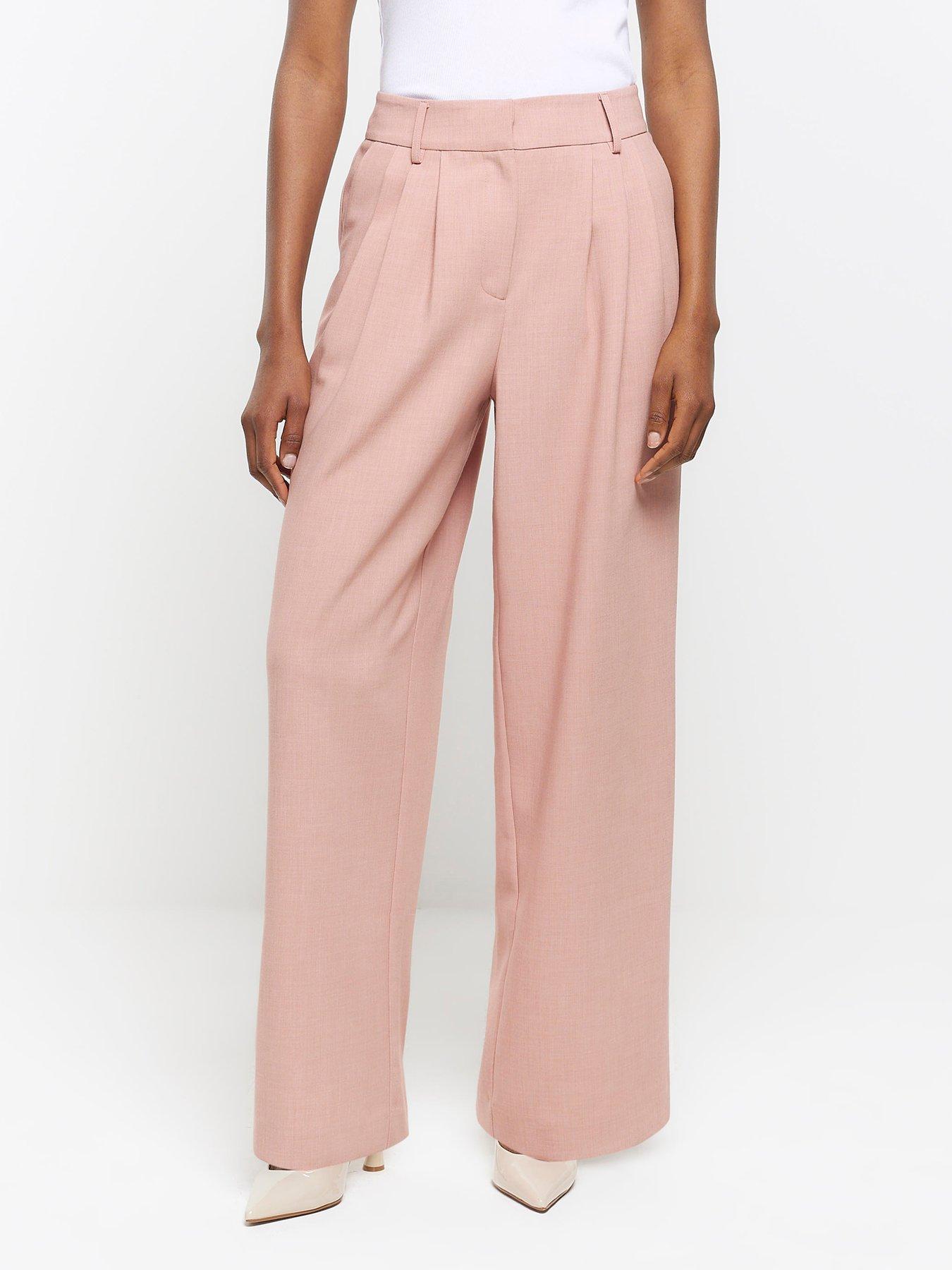 river-island-wide-leg-pleated-trouser-light-pink