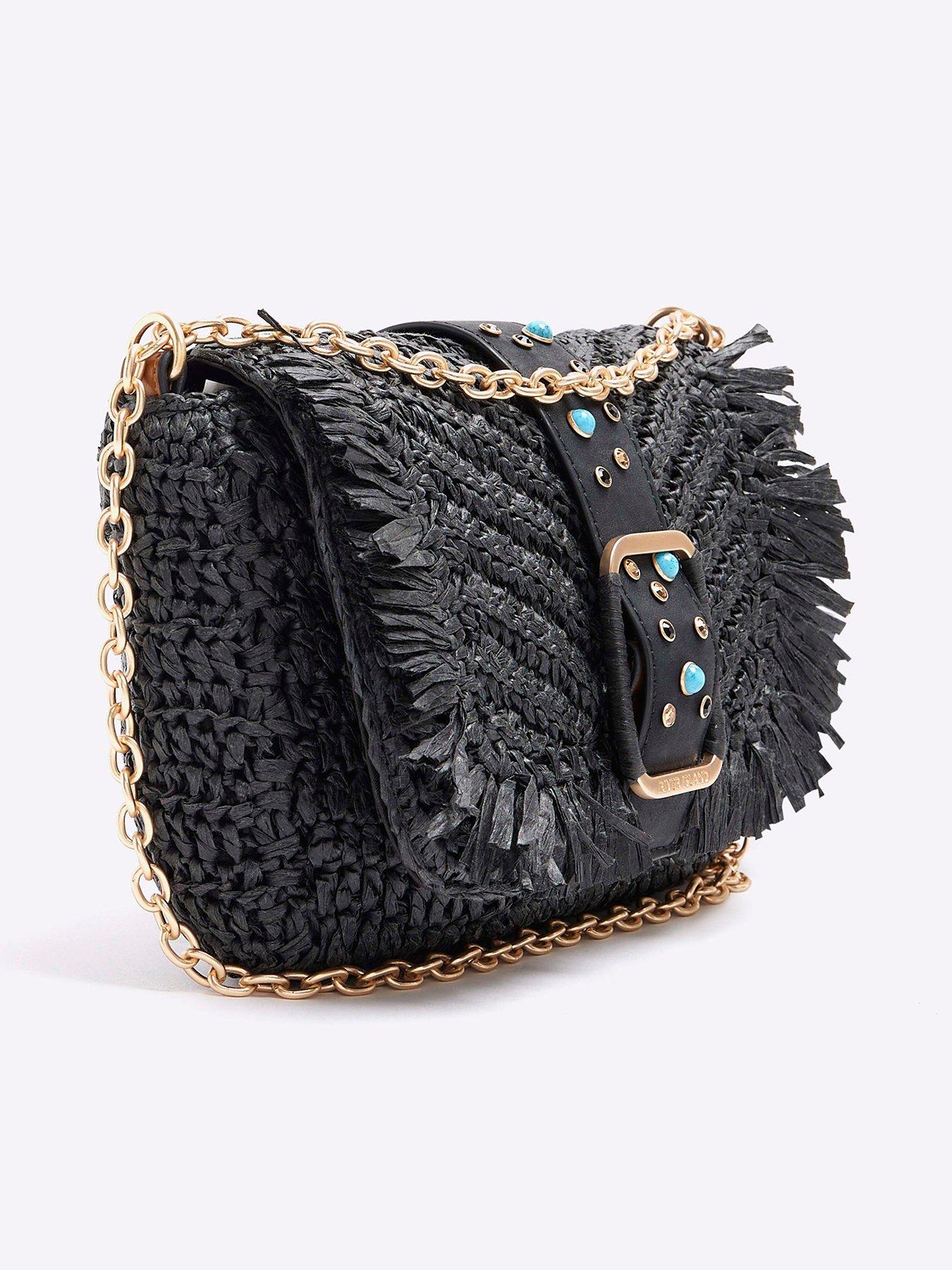 river-island-raffia-shoulder-bag-blackback