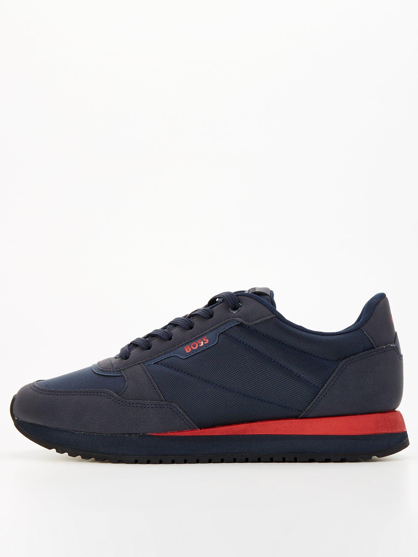 boss-boss-kai-nylonnubuck-lace-runner-blackredfront