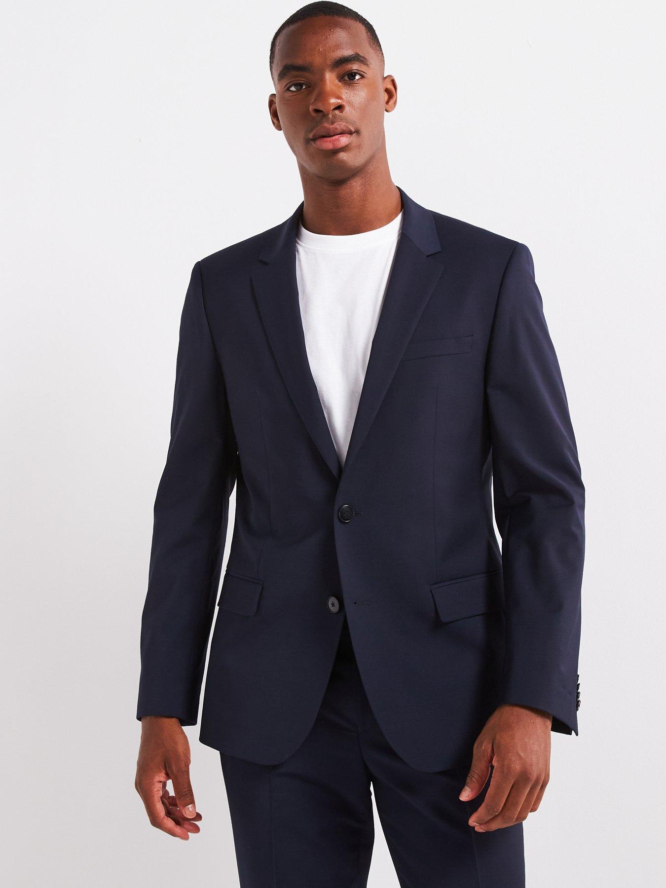 undefined Hugo Henry Slim Fit Suit Jacket - Dark Blue
