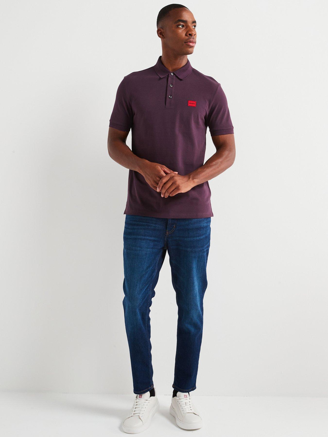 HUGO 634 Tapered Fit Jeans - Dark Blue