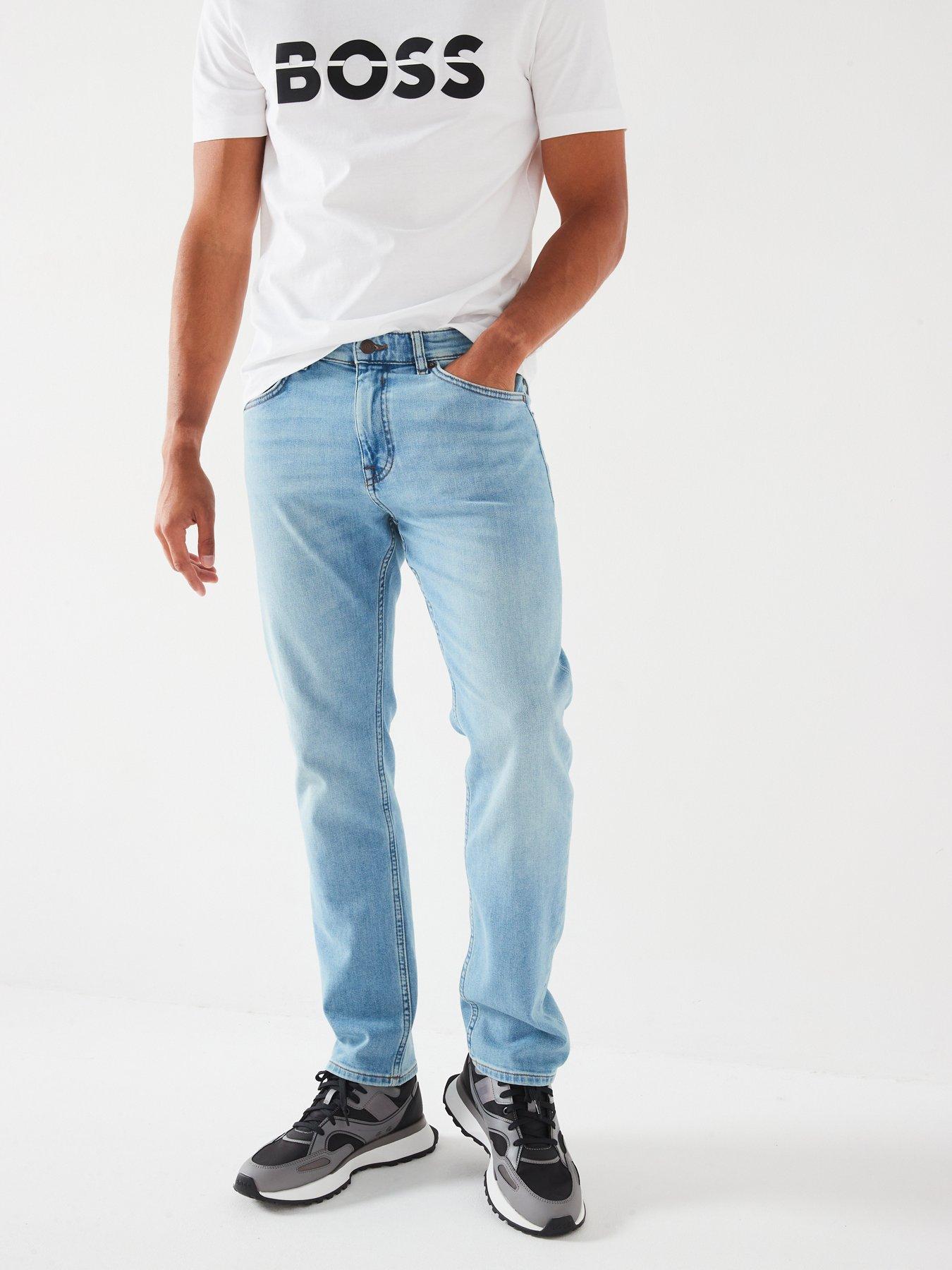 BOSS Delaware Slim Fit Jeans - Light Wash