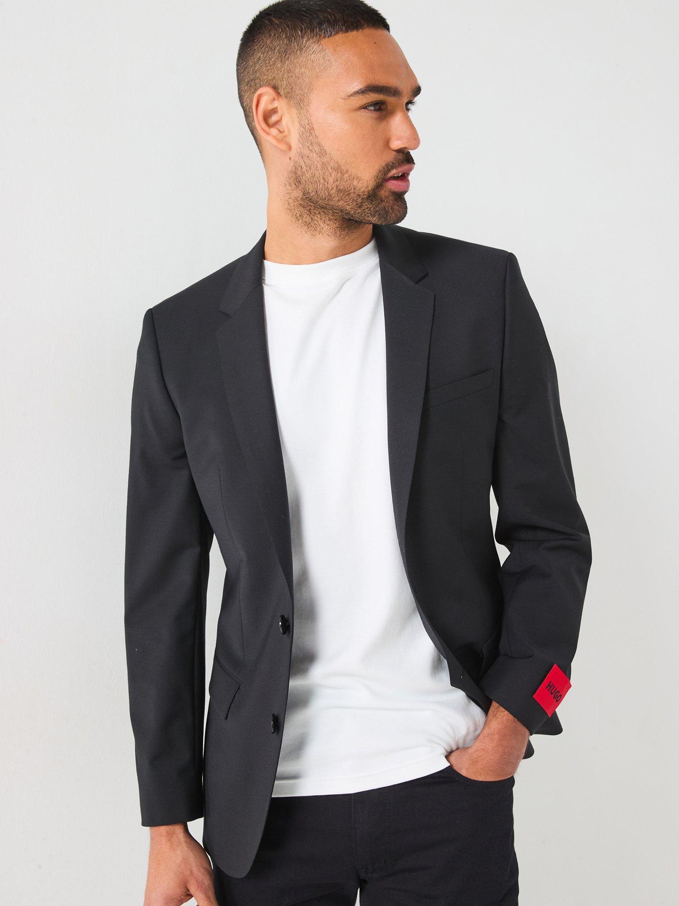 Image 1 of 4 of HUGO Hugo Henry Slim Fit Suit Jacket - Black