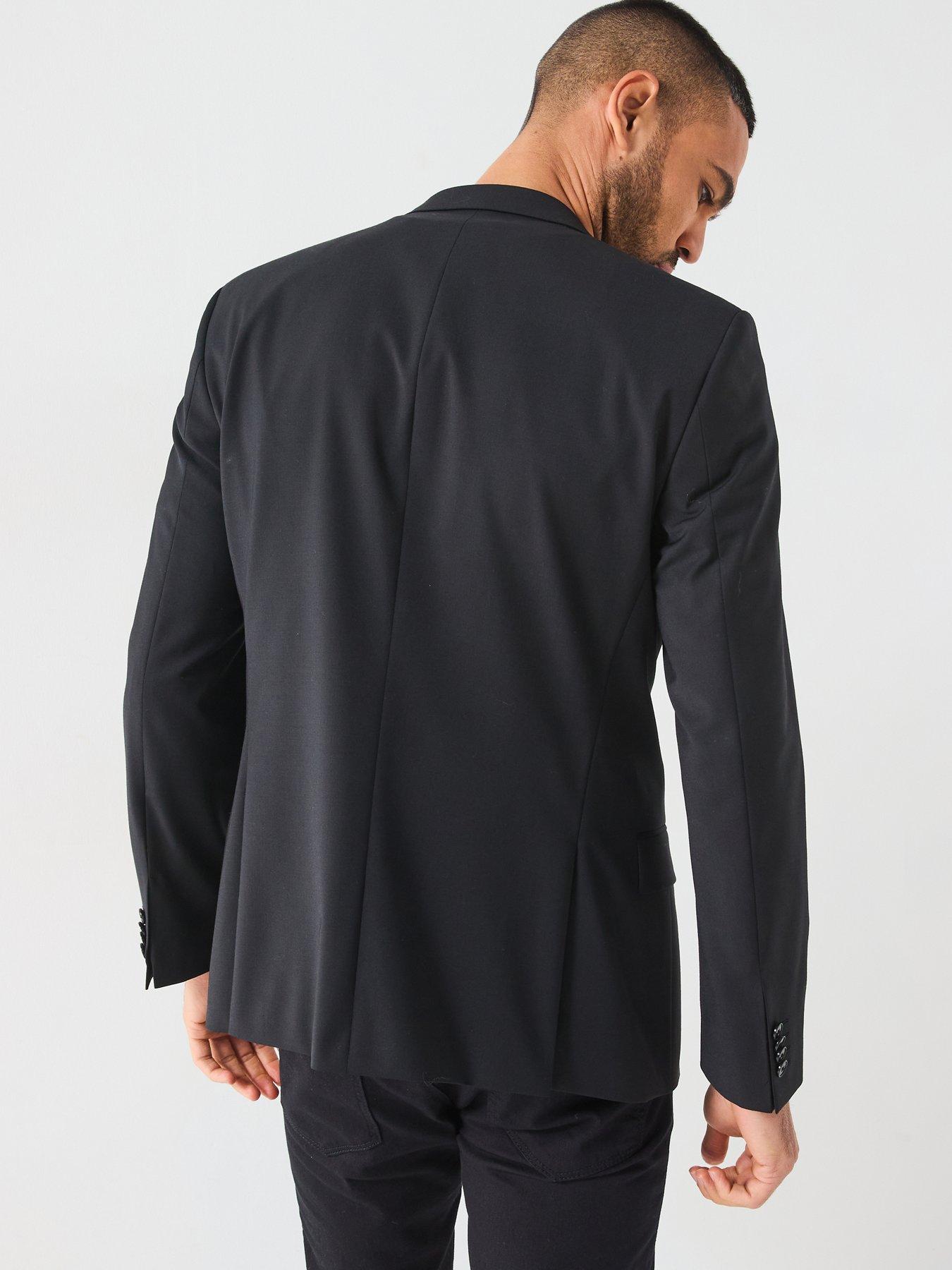 Image 2 of 4 of HUGO Hugo Henry Slim Fit Suit Jacket - Black