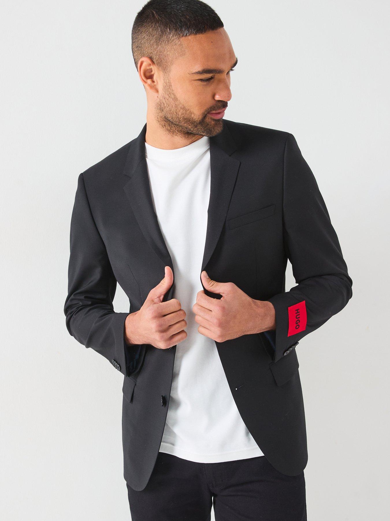 Image 4 of 4 of HUGO Hugo Henry Slim Fit Suit Jacket - Black