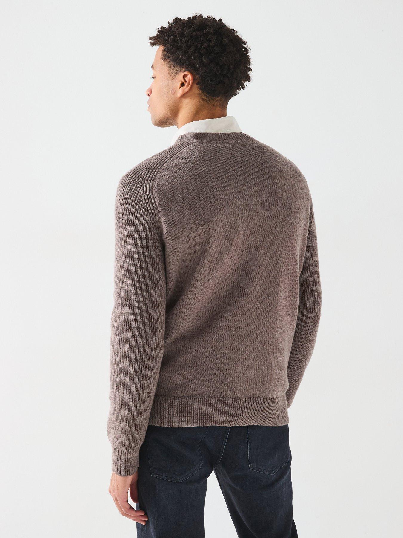 boss-boss-h-ematero-contrast-shoulder-knitted-jumper-greystillFront