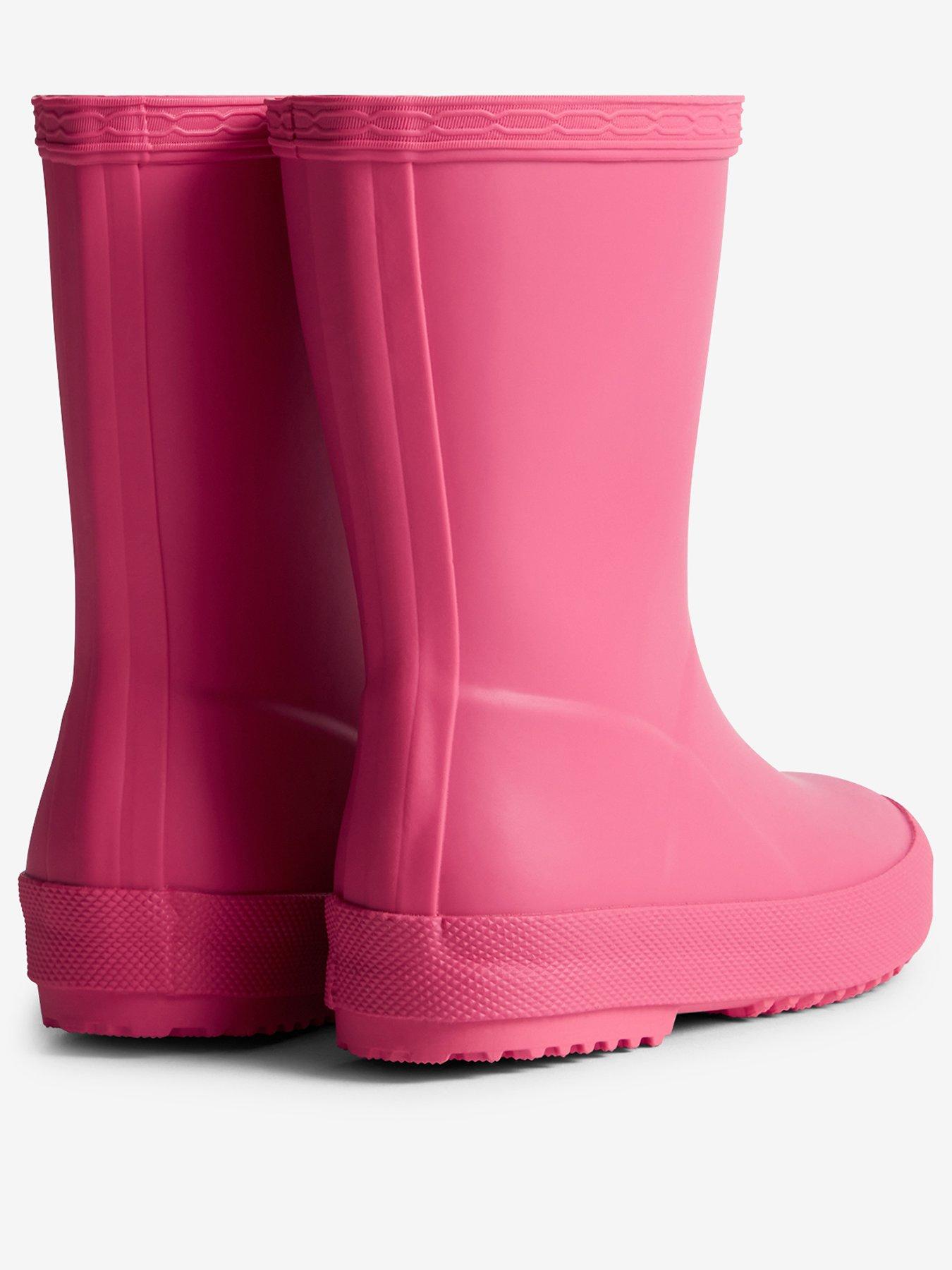 hunter-kids-first-matte-wellington-boots-pinkback