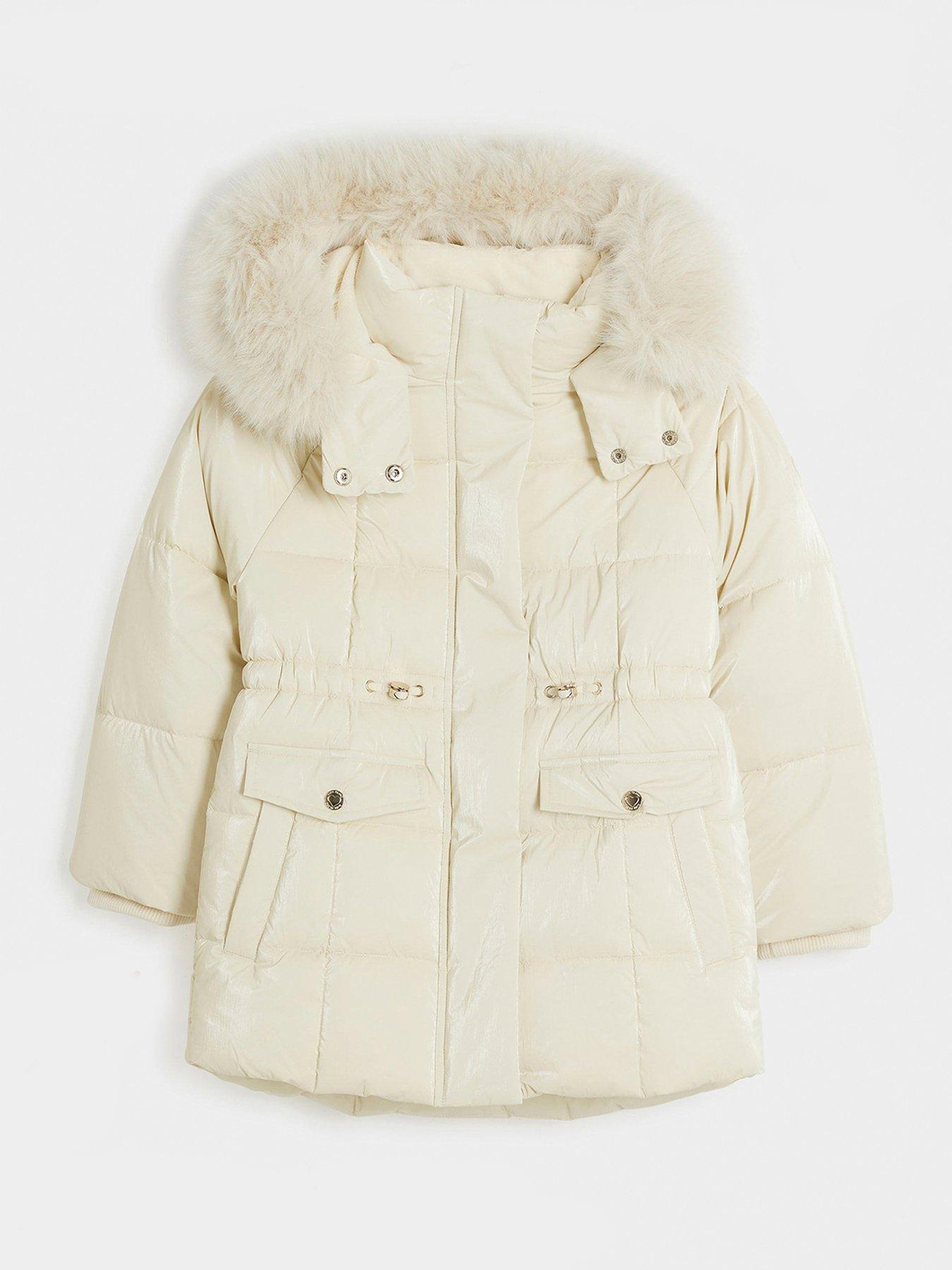 river-island-older-girl-fleece-lined-padded-coat-creamstillFront