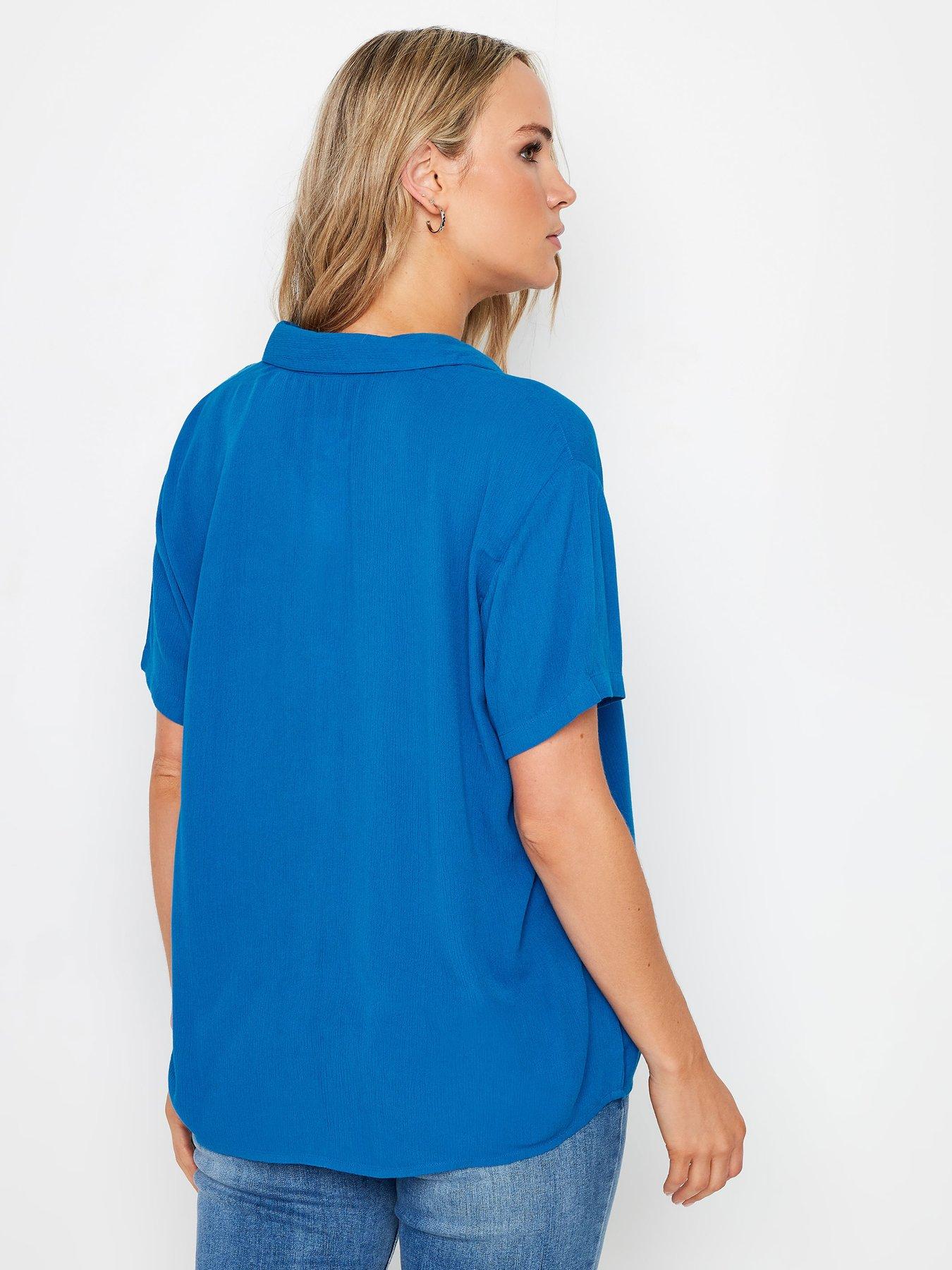 long-tall-sally-tall-crinkle-shirt-bluestillFront