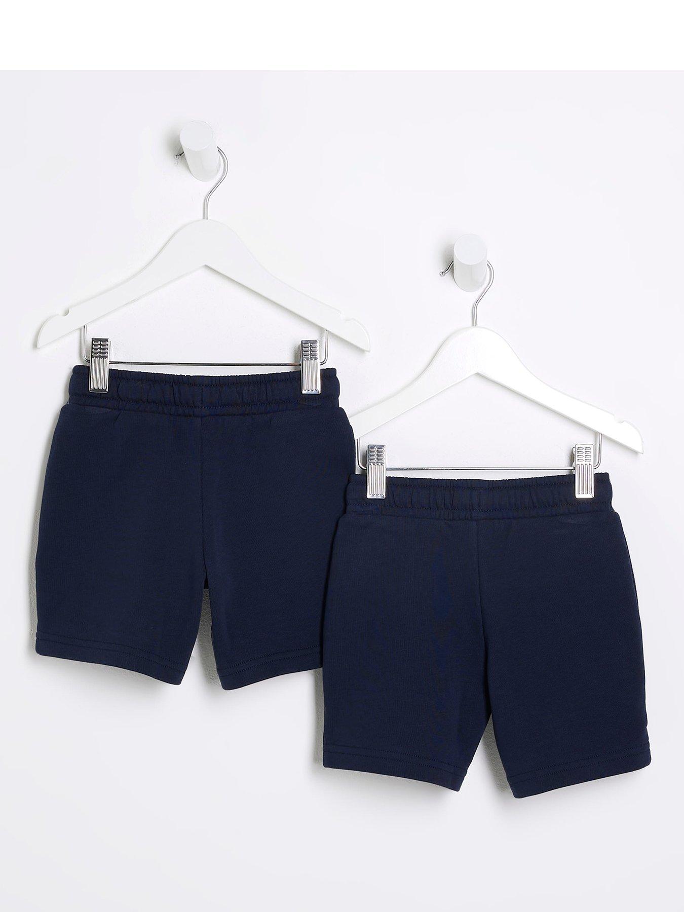 river-island-mini-mini-boys-shorts-2-pack-navyback