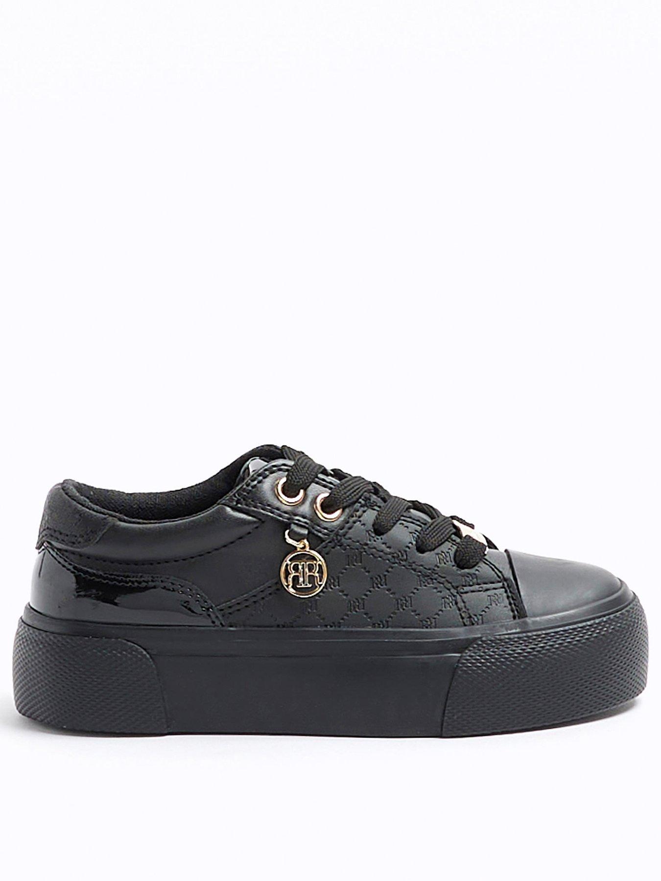 river-island-older-girl-ri-trainers-blackfront