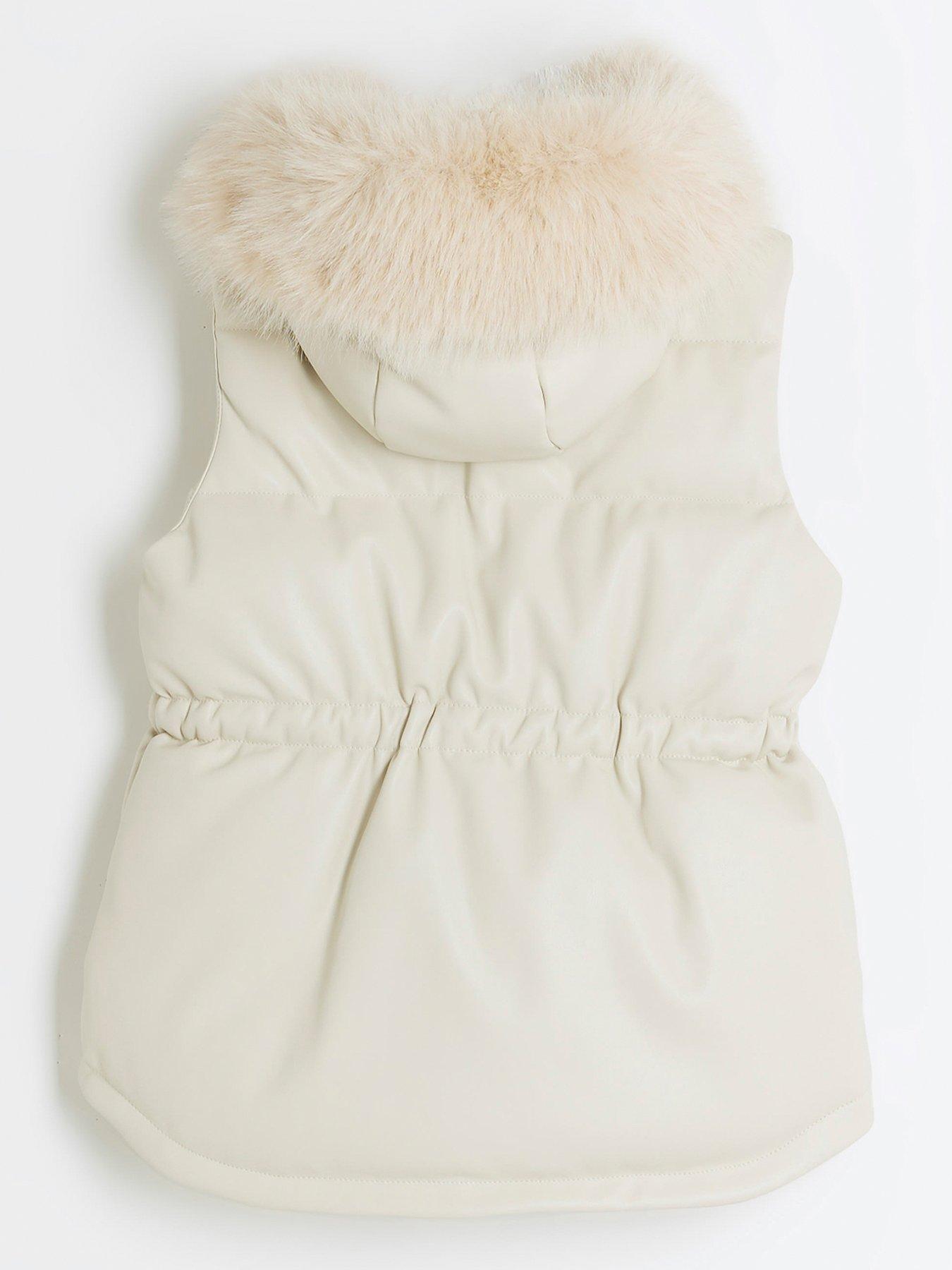 river-island-older-girl-faux-leather-padded-gilet-creamback