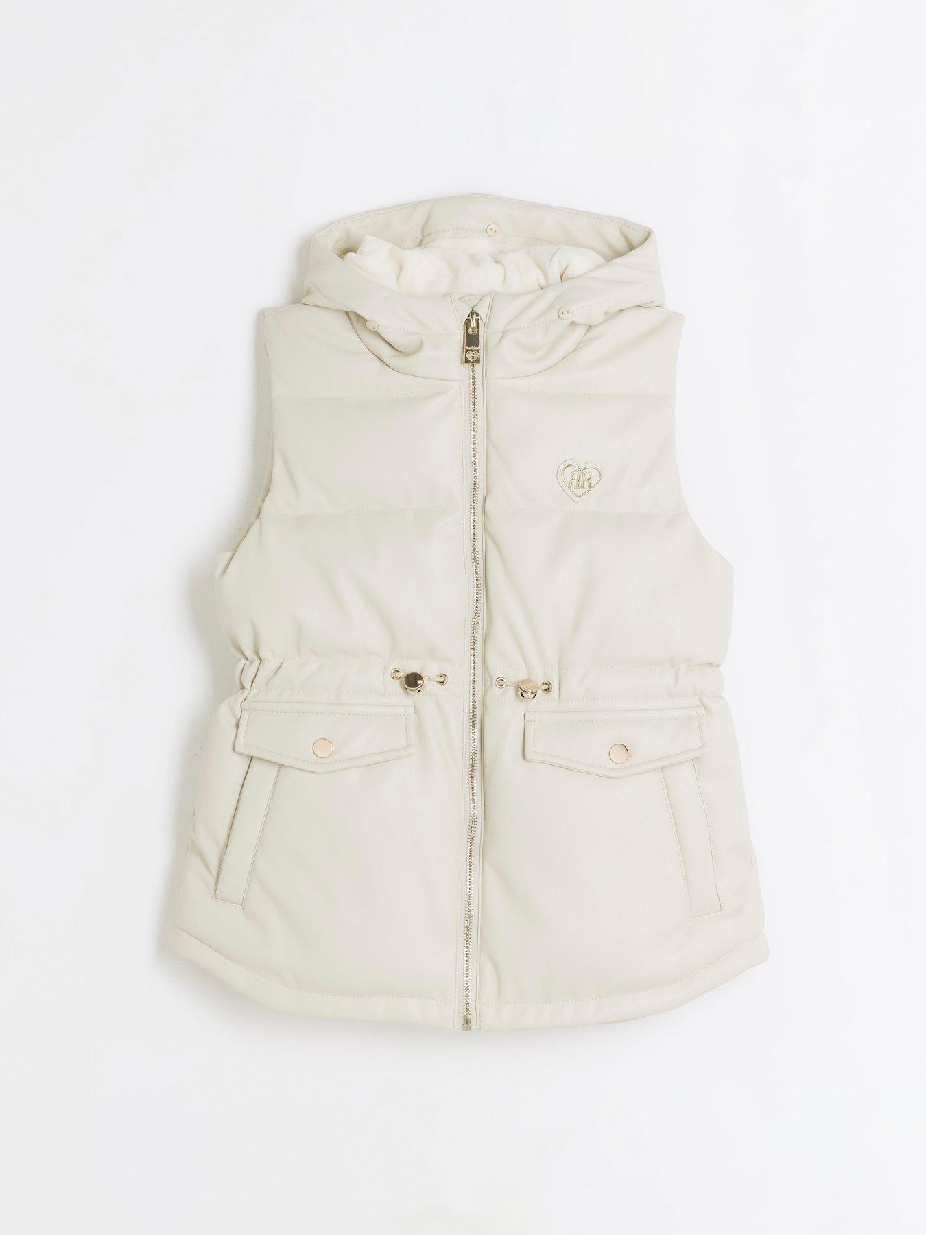 river-island-older-girl-faux-leather-padded-gilet-creamdetail