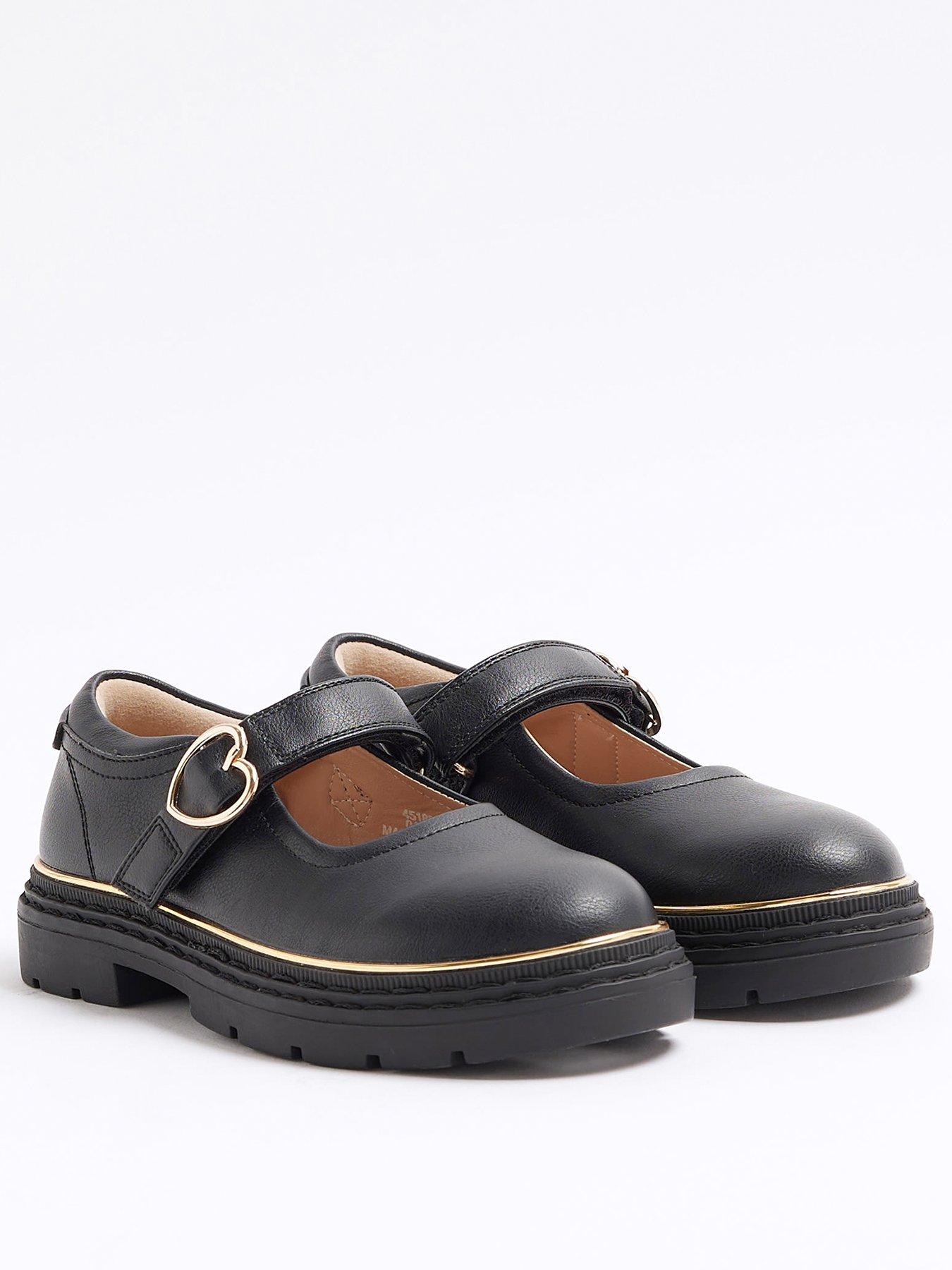Image 2 of 5 of River Island Girls Buckle Mary Jane Shoes - Black