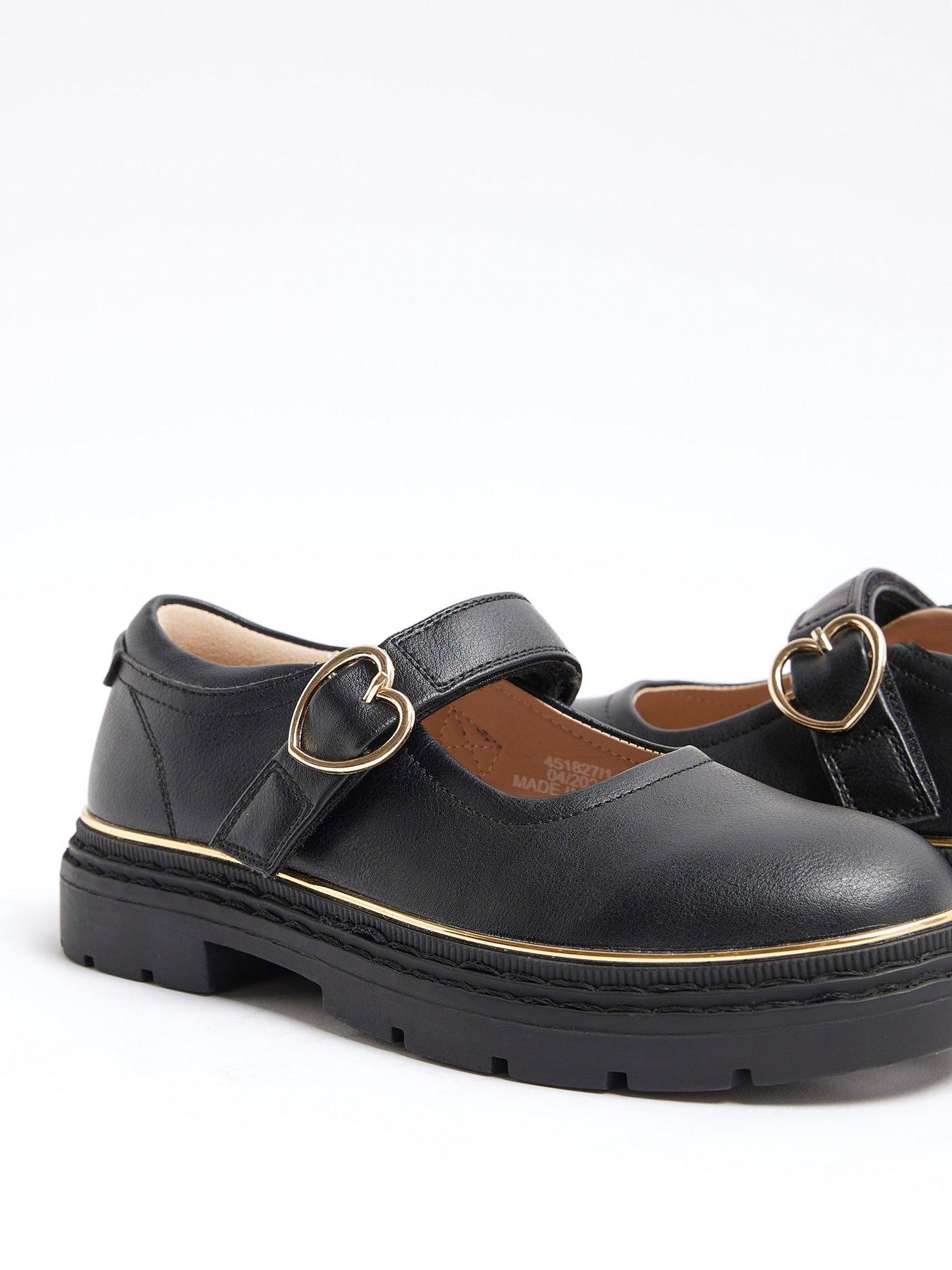 Image 5 of 5 of River Island Girls Buckle Mary Jane Shoes - Black