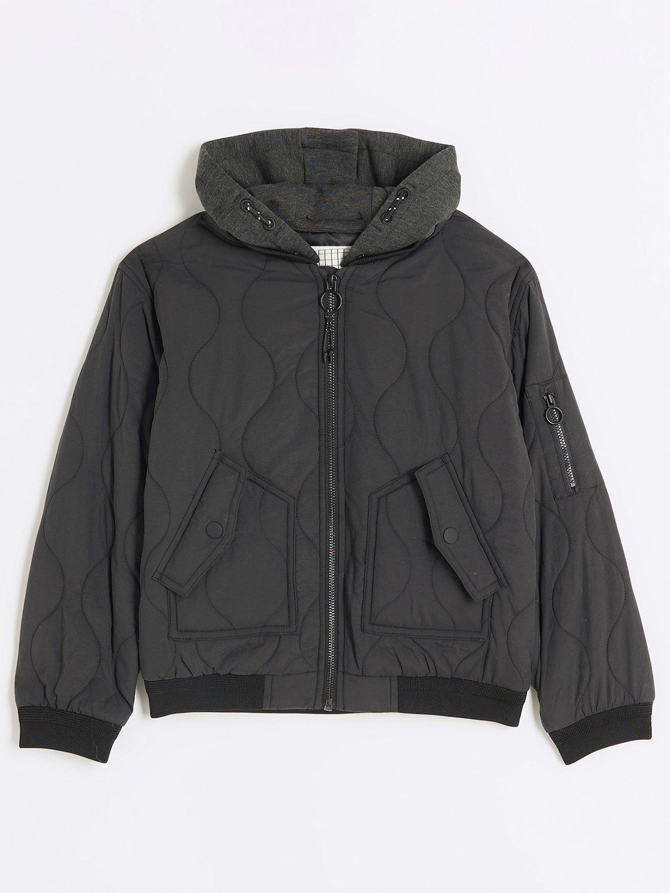 river-island-boys-quilted-hooded-jacket-black