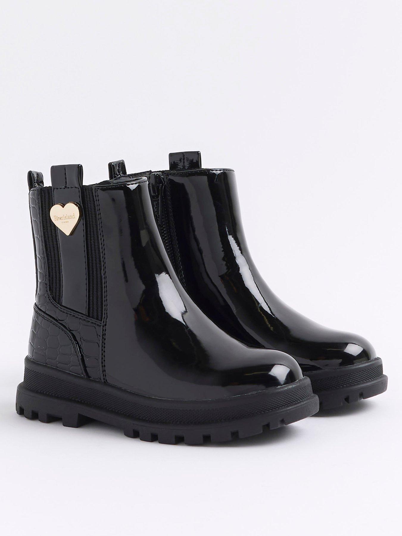 river-island-mini-mini-girl-patent-stud-chelsea-boots-blackstillFront