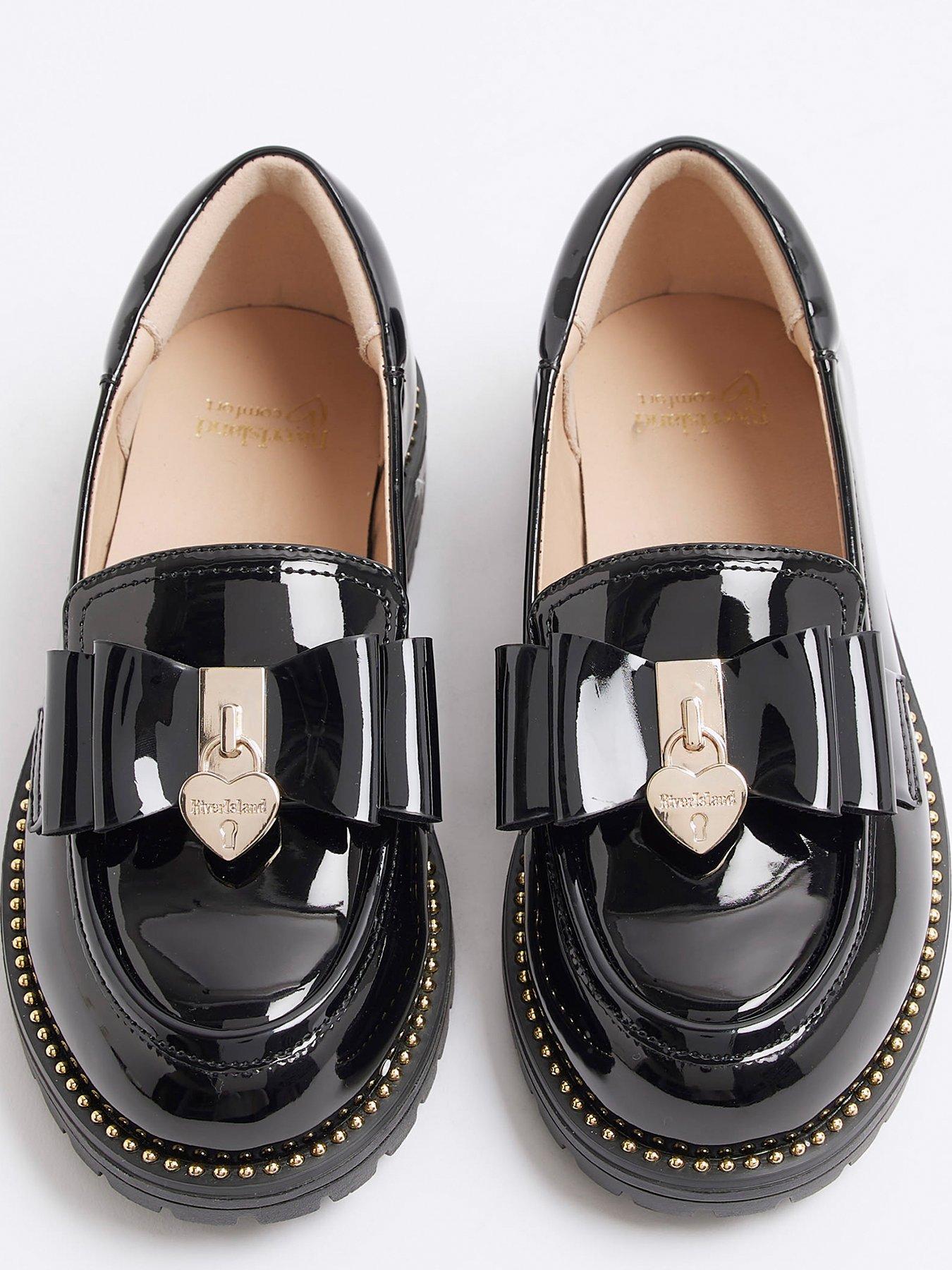 river-island-girls-patent-bow-loafers-blackoutfit