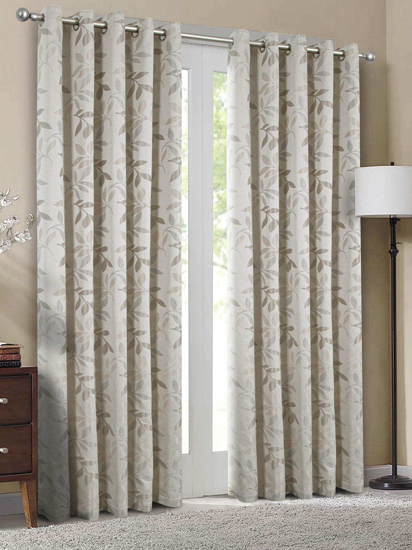 undefined Lorenzo Leaf Eyelet Curtains