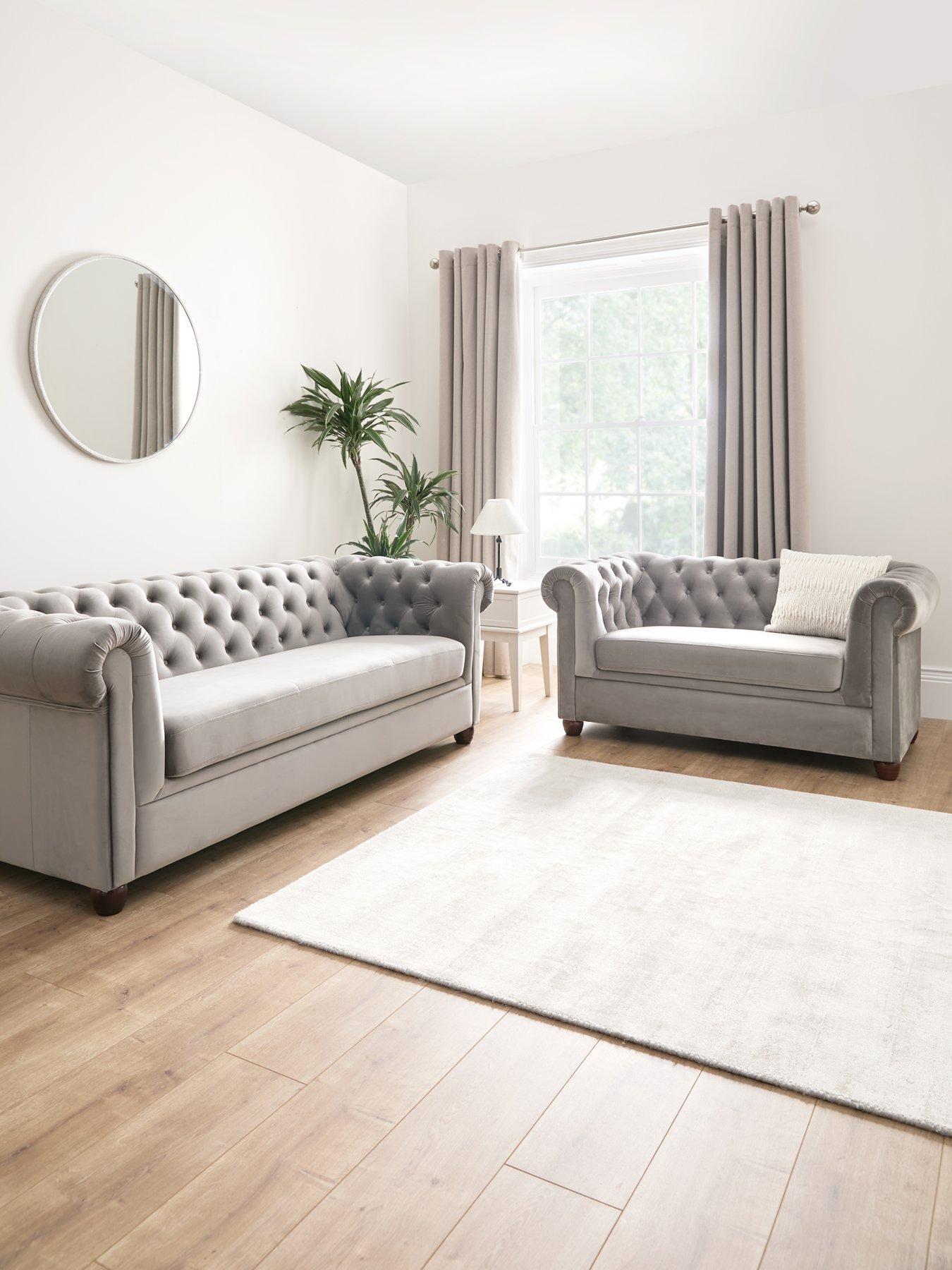 The Very Collection Chester Fabric 3 Seater + 2 Seater Sofa Set (Buy  &  SAVE!) - FSC Certified