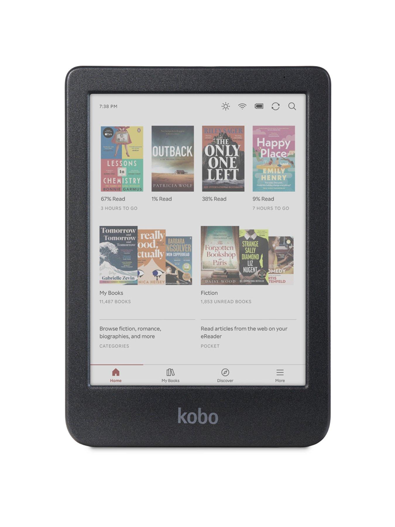 kobo-clara-colour-6-inch-ereader-e-ink-kaleido-3-colour-display-comfortlight-pro-waterproofstillFront