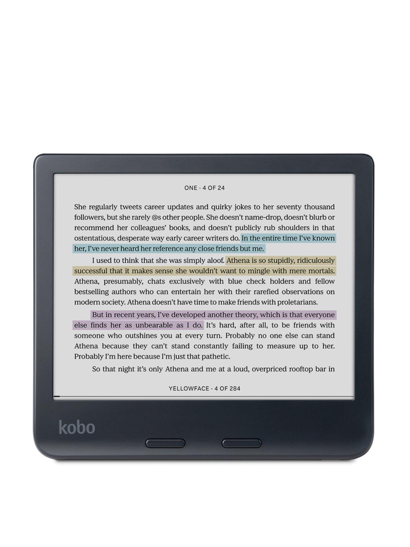 Image 3 of 6 of Kobo Libra Colour&nbsp;7-inch eReader -&nbsp;E Ink Kaleido 3 Colour Display, Kobo Stylus 2 Compatibility, Waterproof - Black