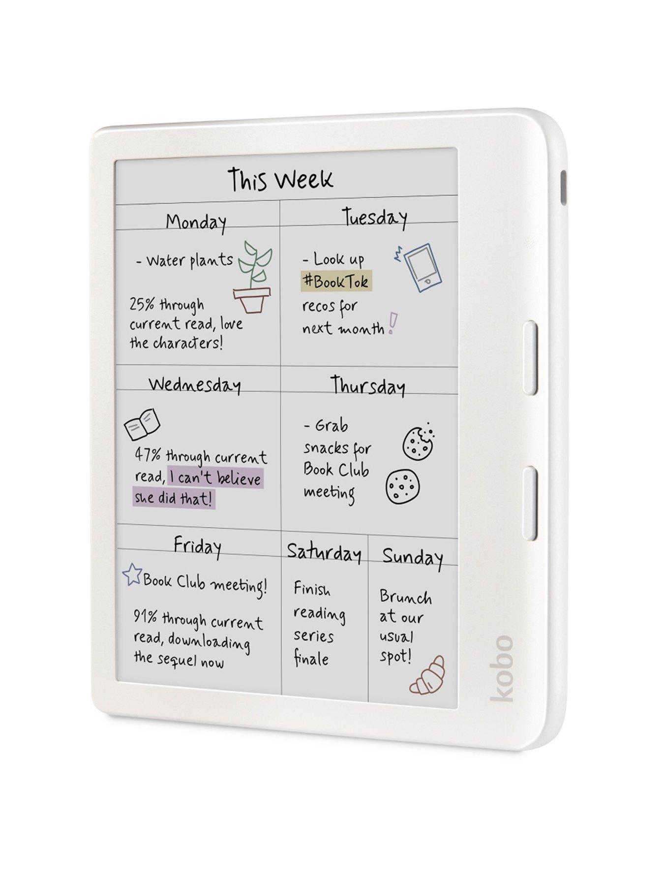 kobo-libra-colournbsp7-inch-ereader--nbspe-ink-kaleido-3-colour-display-kobo-stylus-2-compatibility-waterproof-whitestillFront