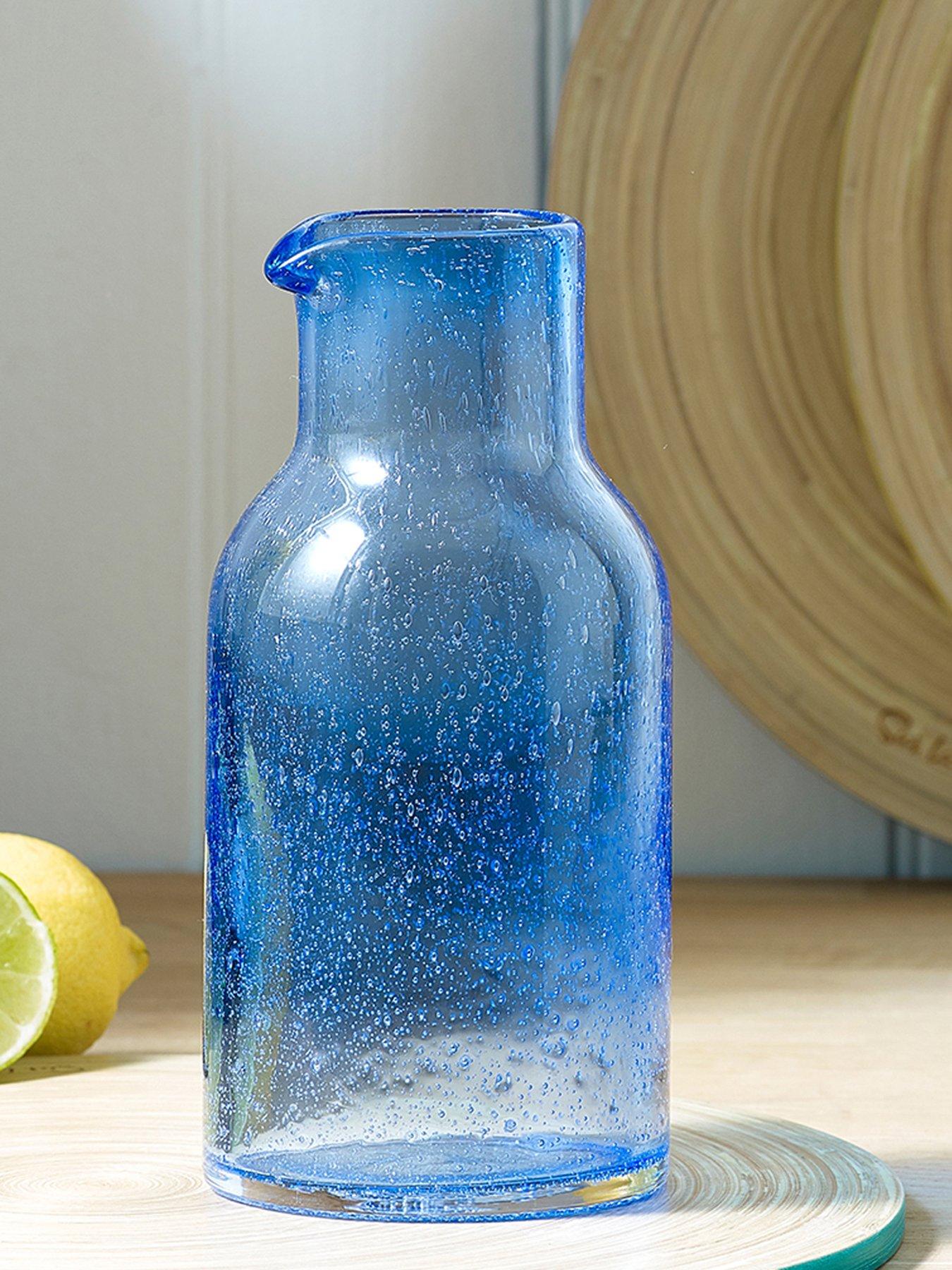 sur-la-table-colour-me-happy-glass-carafe-blueback